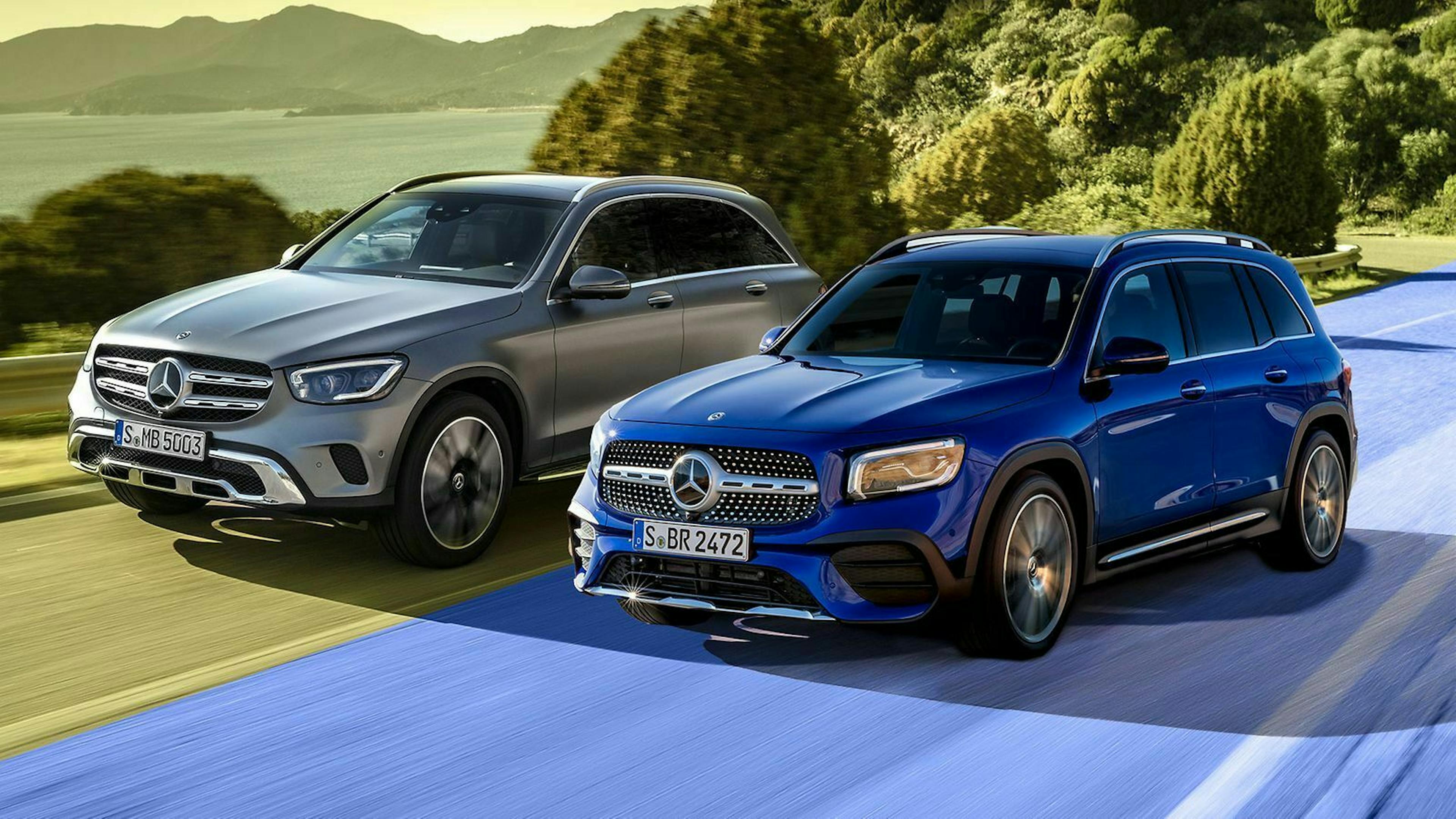 Der Mercedes GLB und GLC im Vergleich 