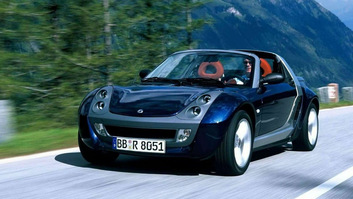 Smart Roadster Dreiviertel-Frontansicht