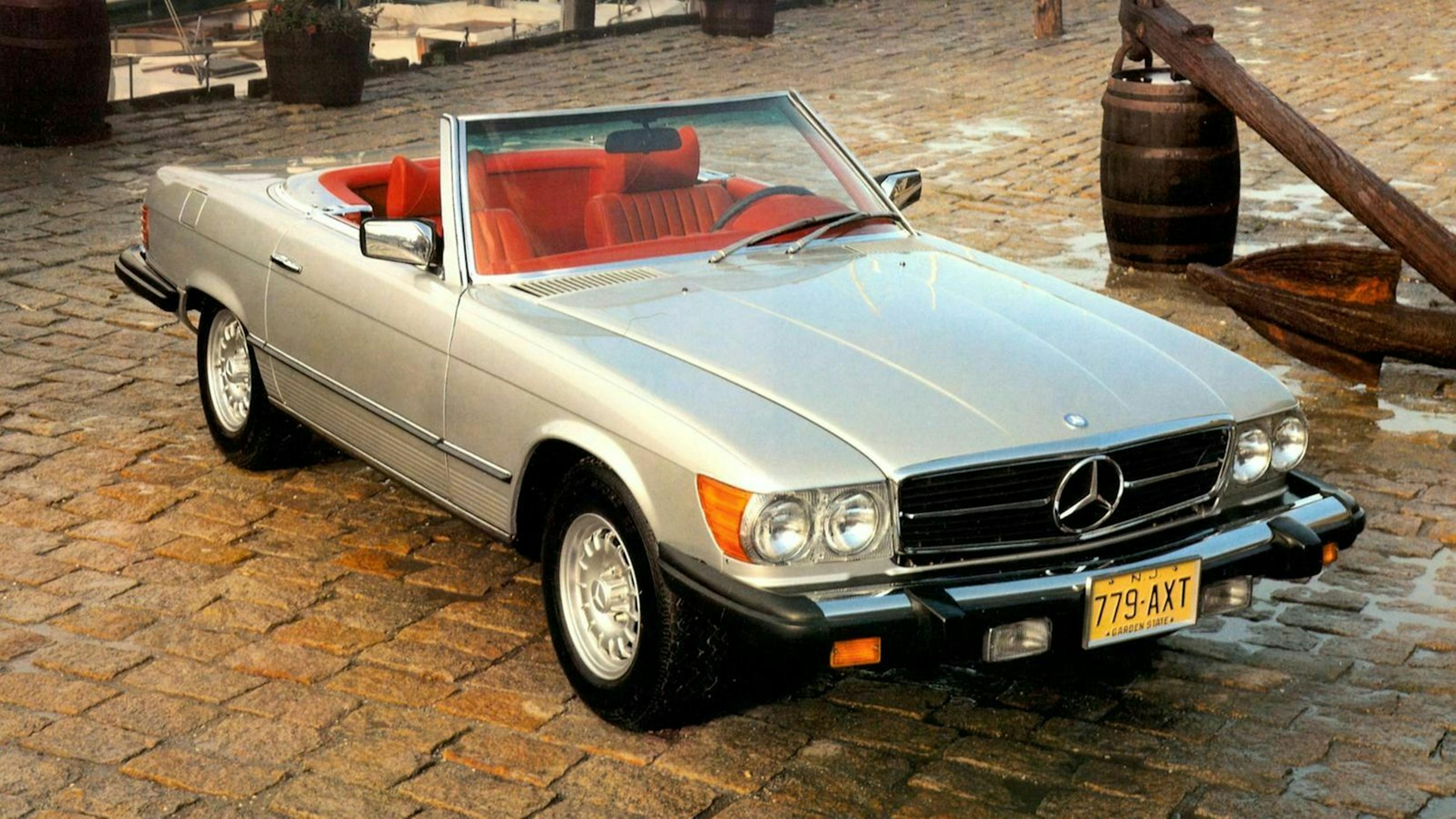 Mercedes SL (R107) in Frontansicht