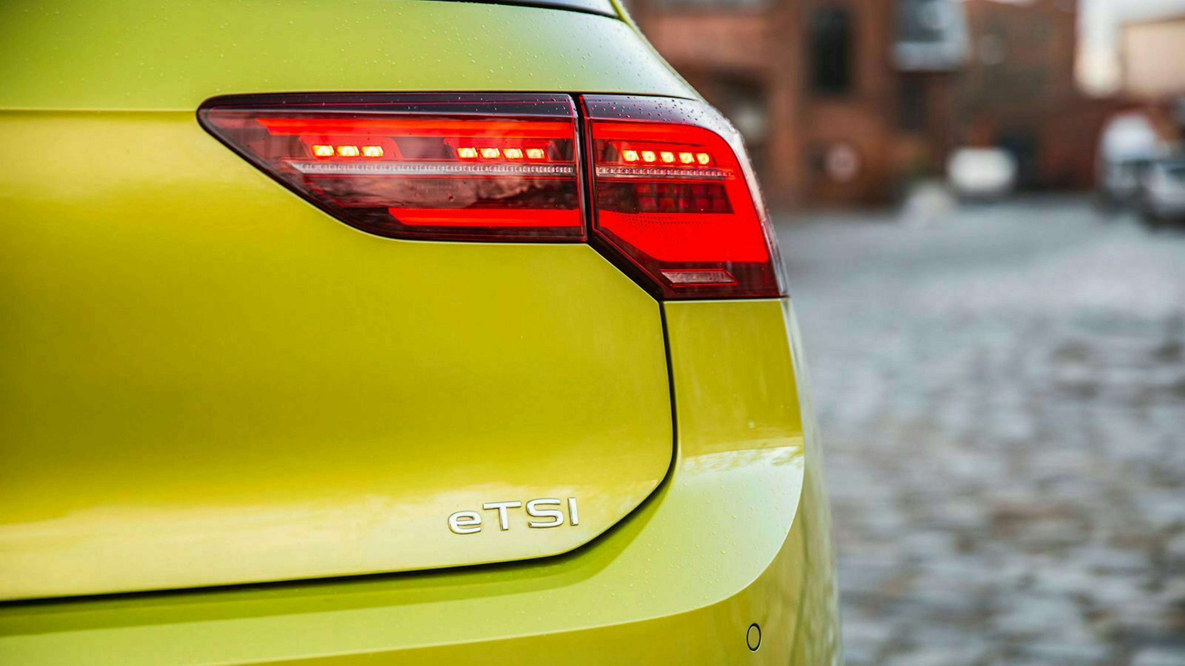 VW Golf 8 detailansicht rücklicht