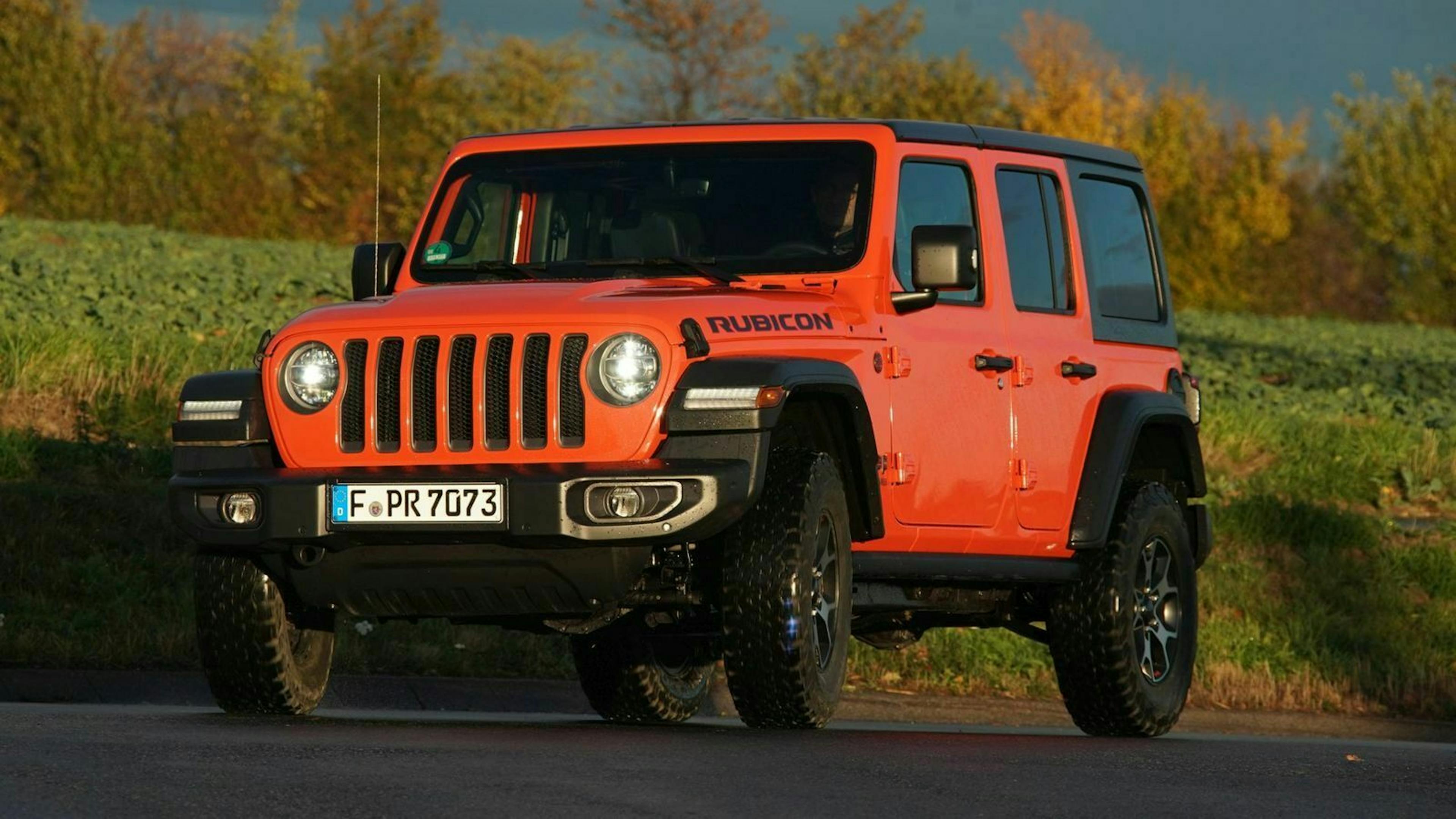 Jeep Wrangler JL Dreiviertel-Frontansicht