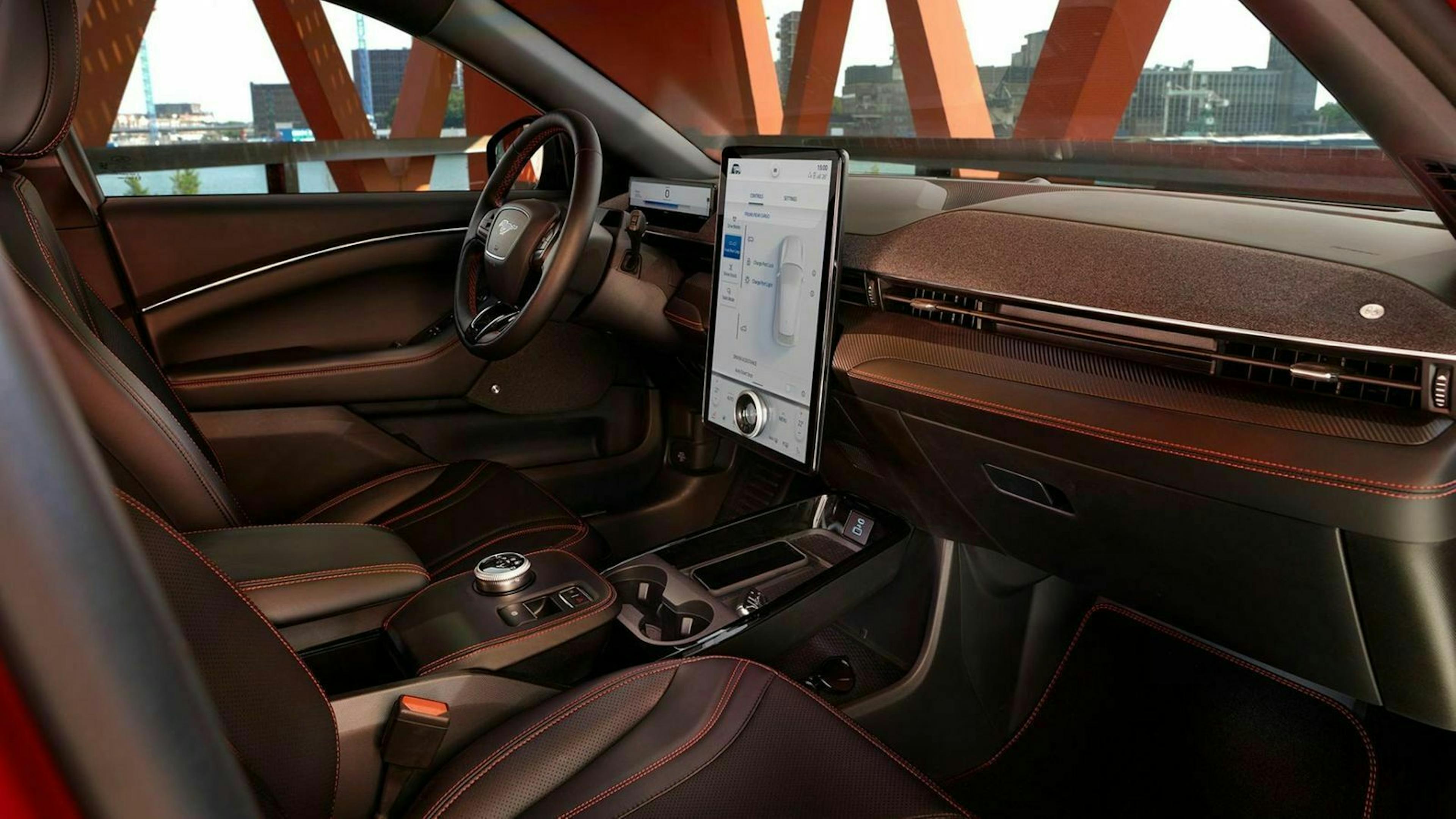 Der Innenraum des Ford Mustang Mach-E