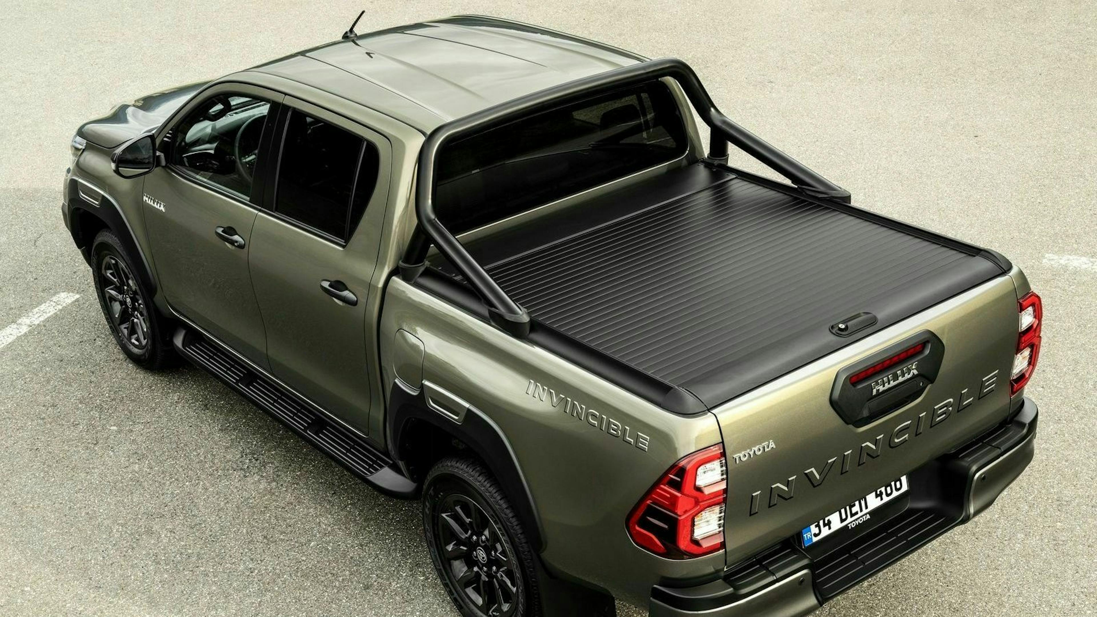 Toyota-Hilux Dreiviertel-Heckansicht