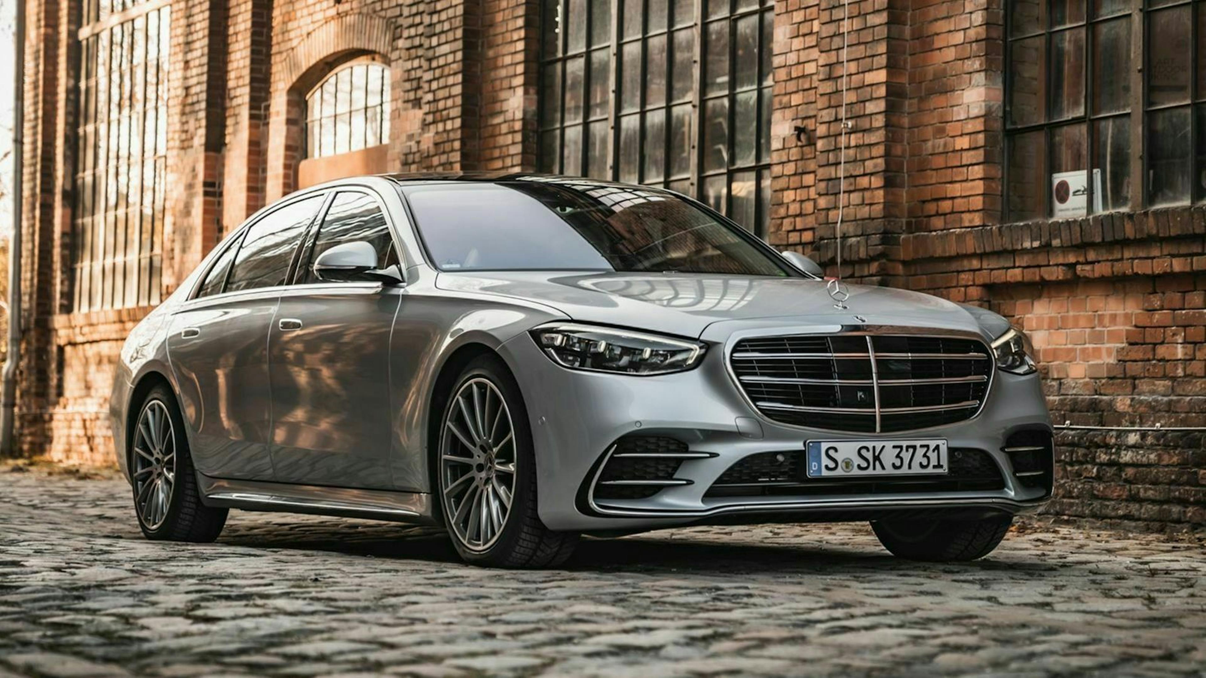Zu sehen ist die Mercedes_S-Klasse 2020 von vorne