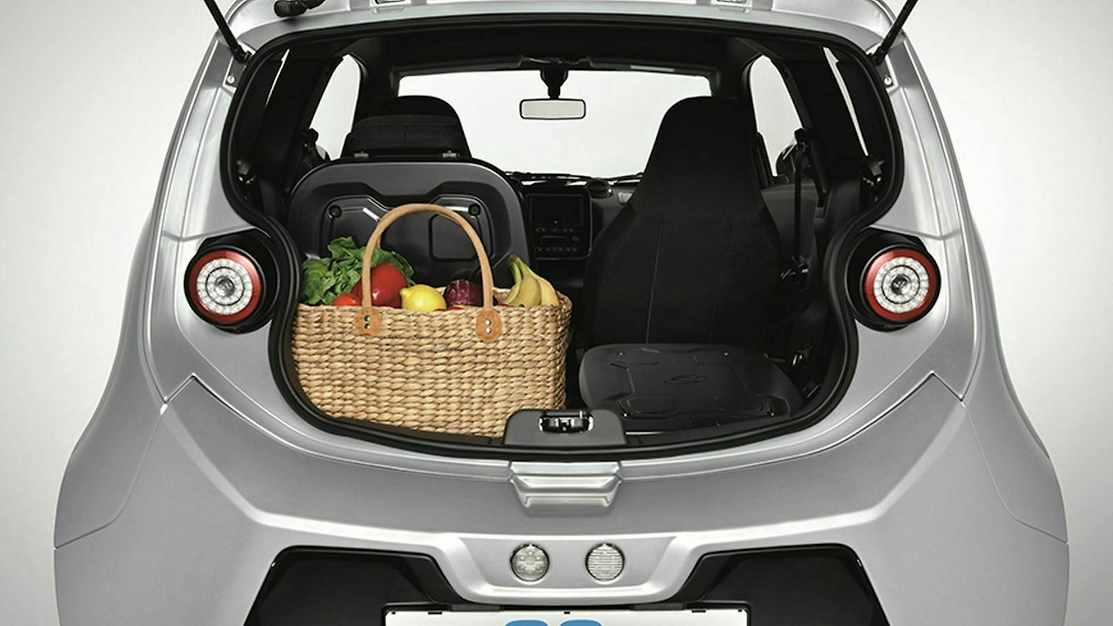 e.Go Life Blick in den Kofferraum