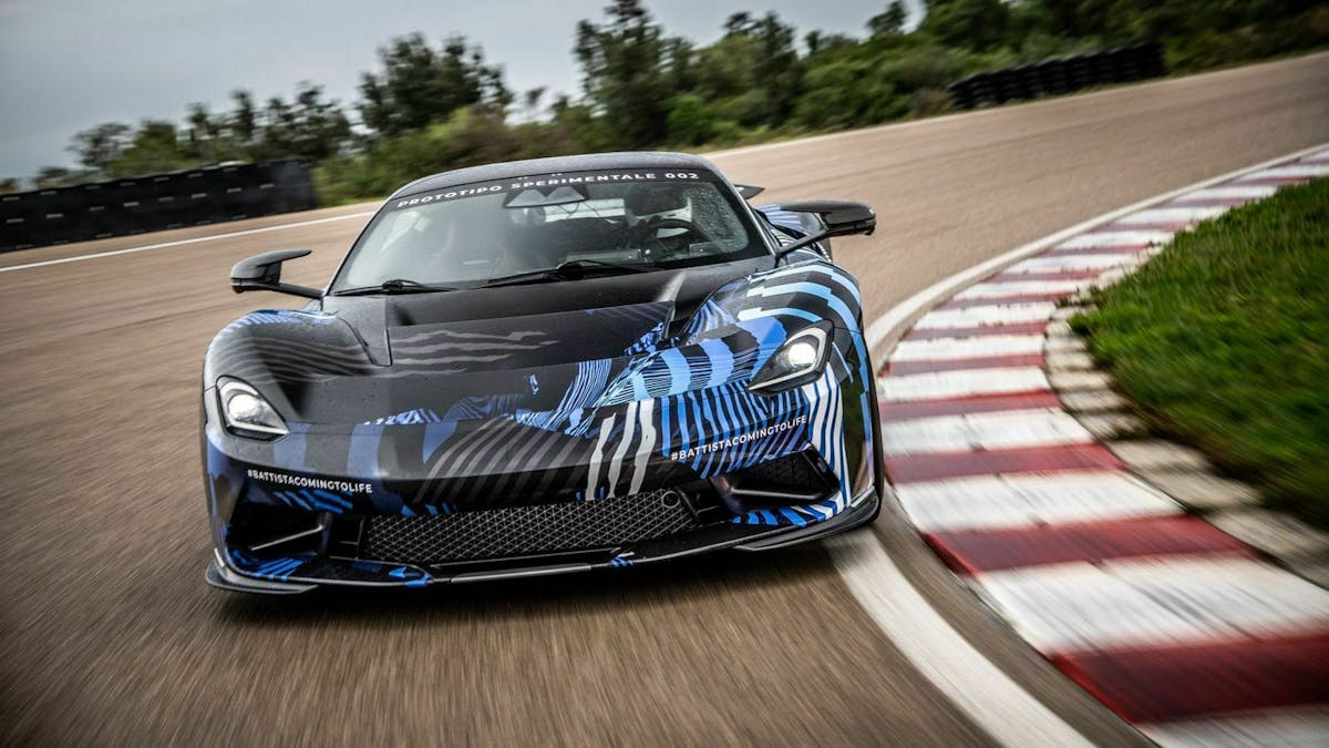Pininfarina Battista in Frontansicht
