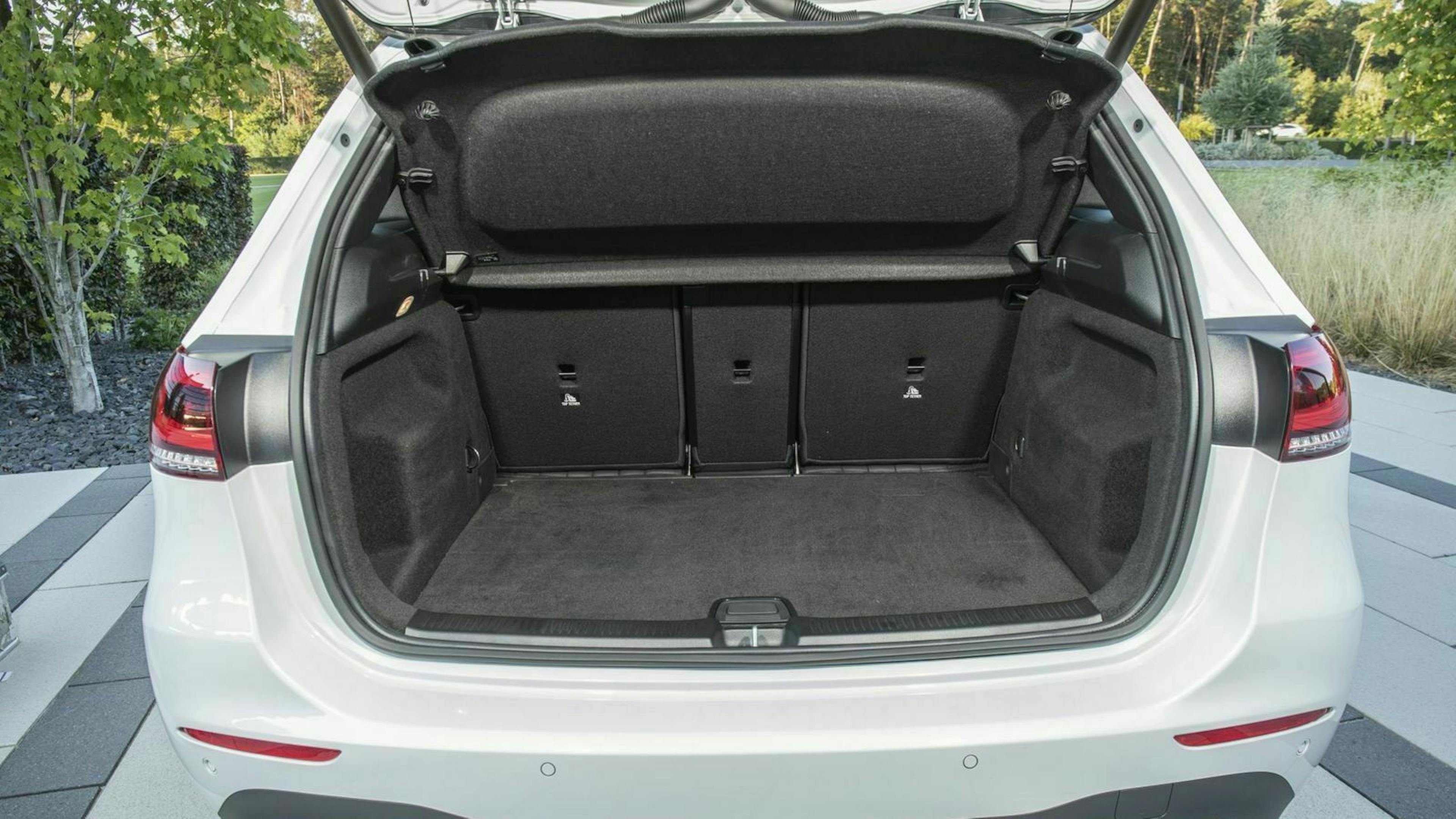 Mercedes B-Klasse Blick in den Kofferraum