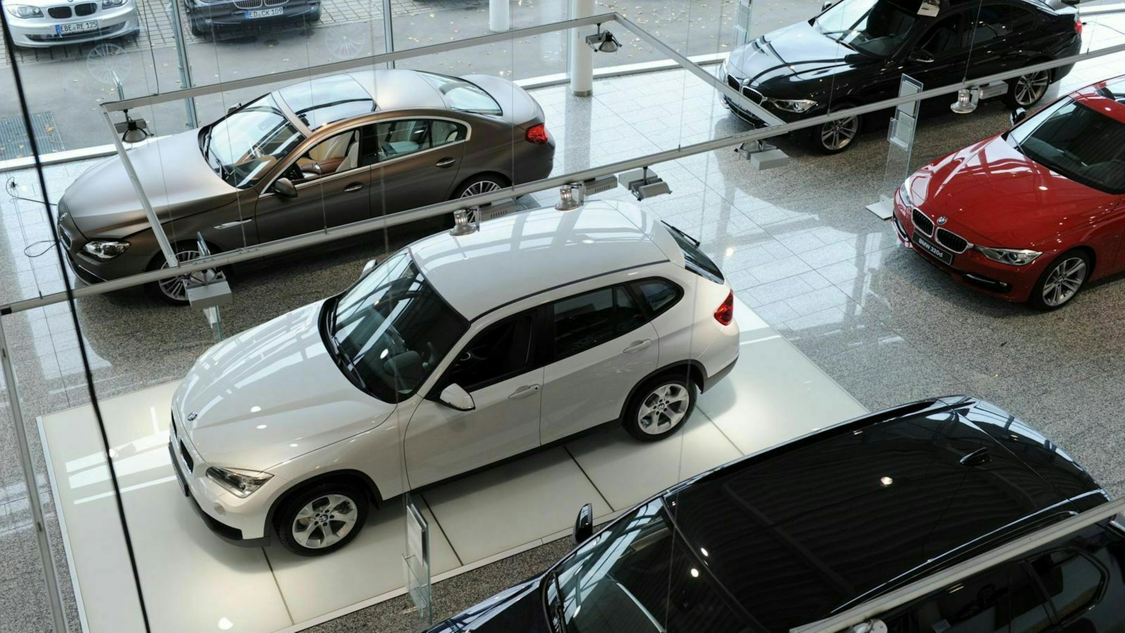 Autohaus eines Händlers 