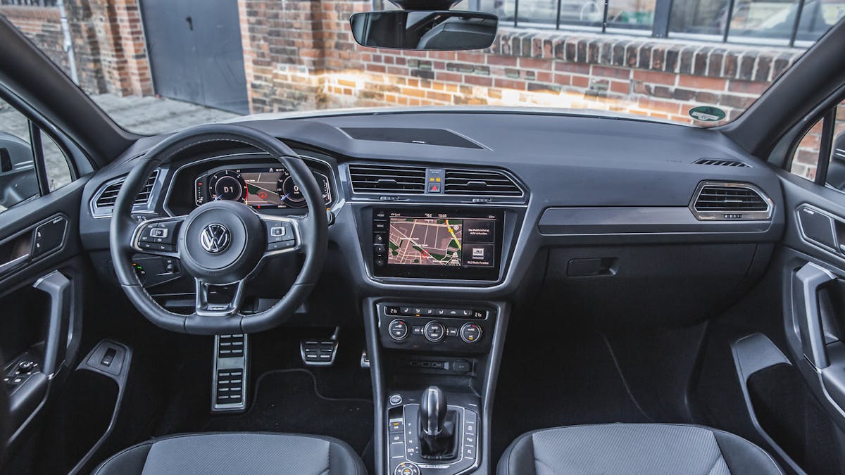 Cockpit-Ansicht des VW Tiguan Allspace