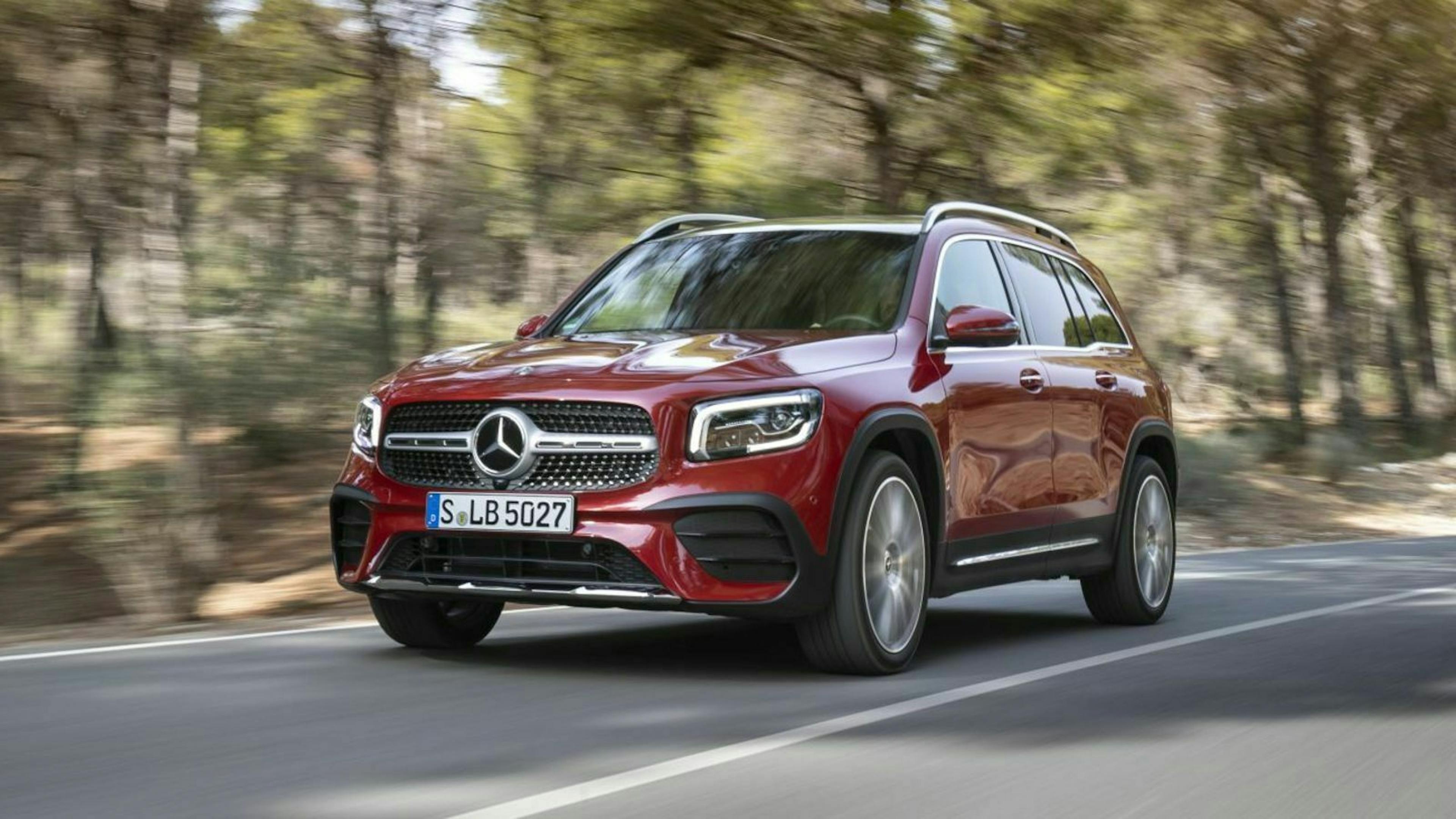 Mercedes GLB Dreiviertel-Frontansicht