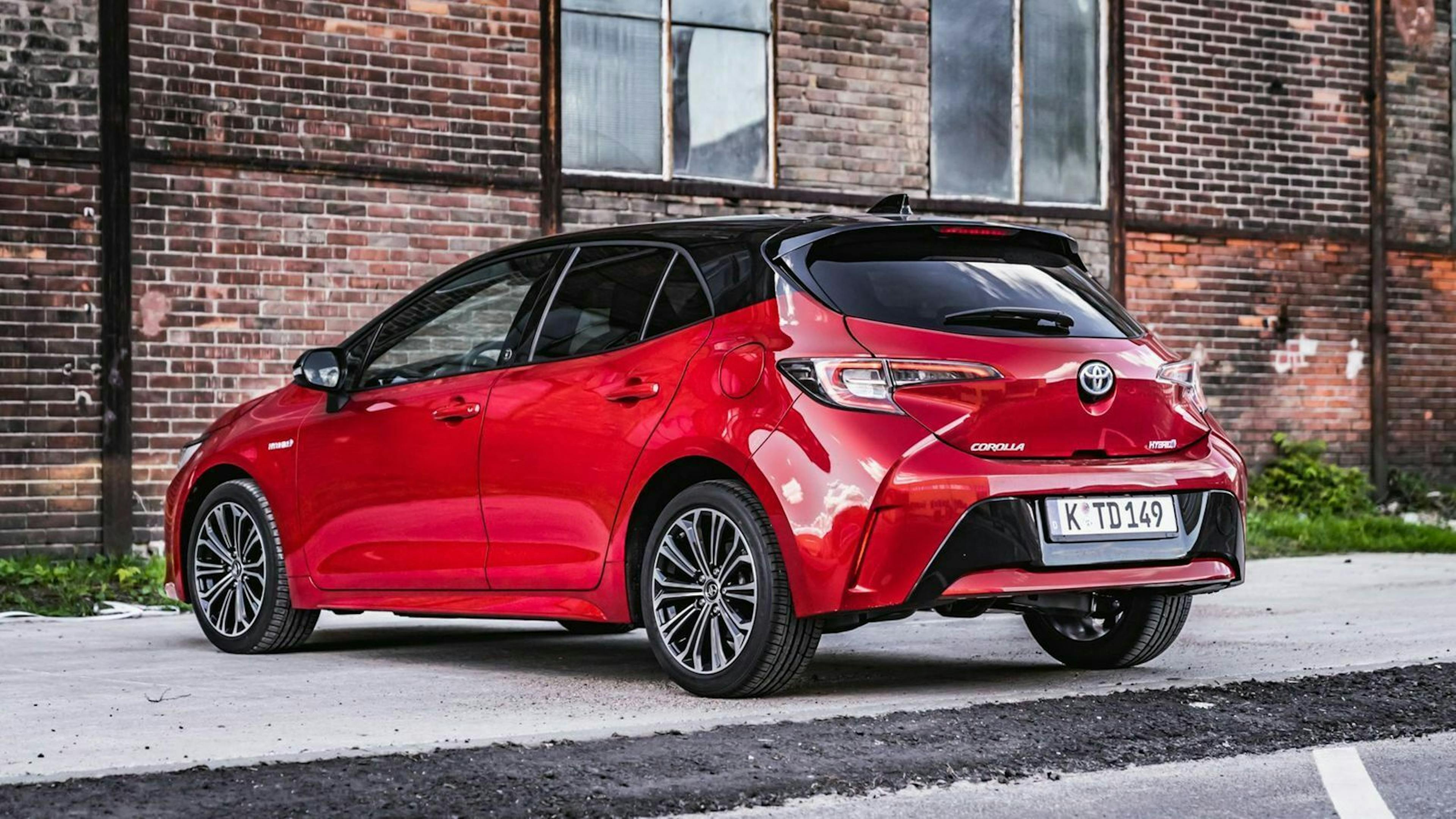 Toyota Corolla Dreiviertel-Heckansicht