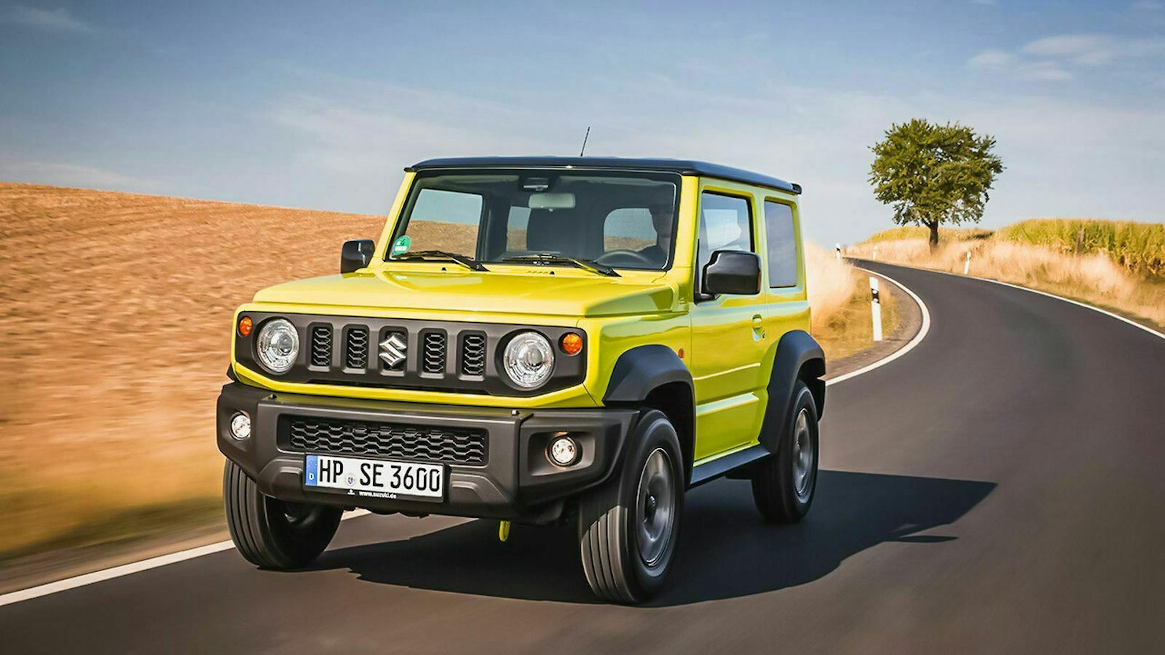 Suzuki Jimny Dreiviertel-frontansicht