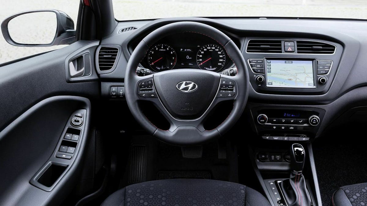 Cockpit-Ansicht des Hyundai i20