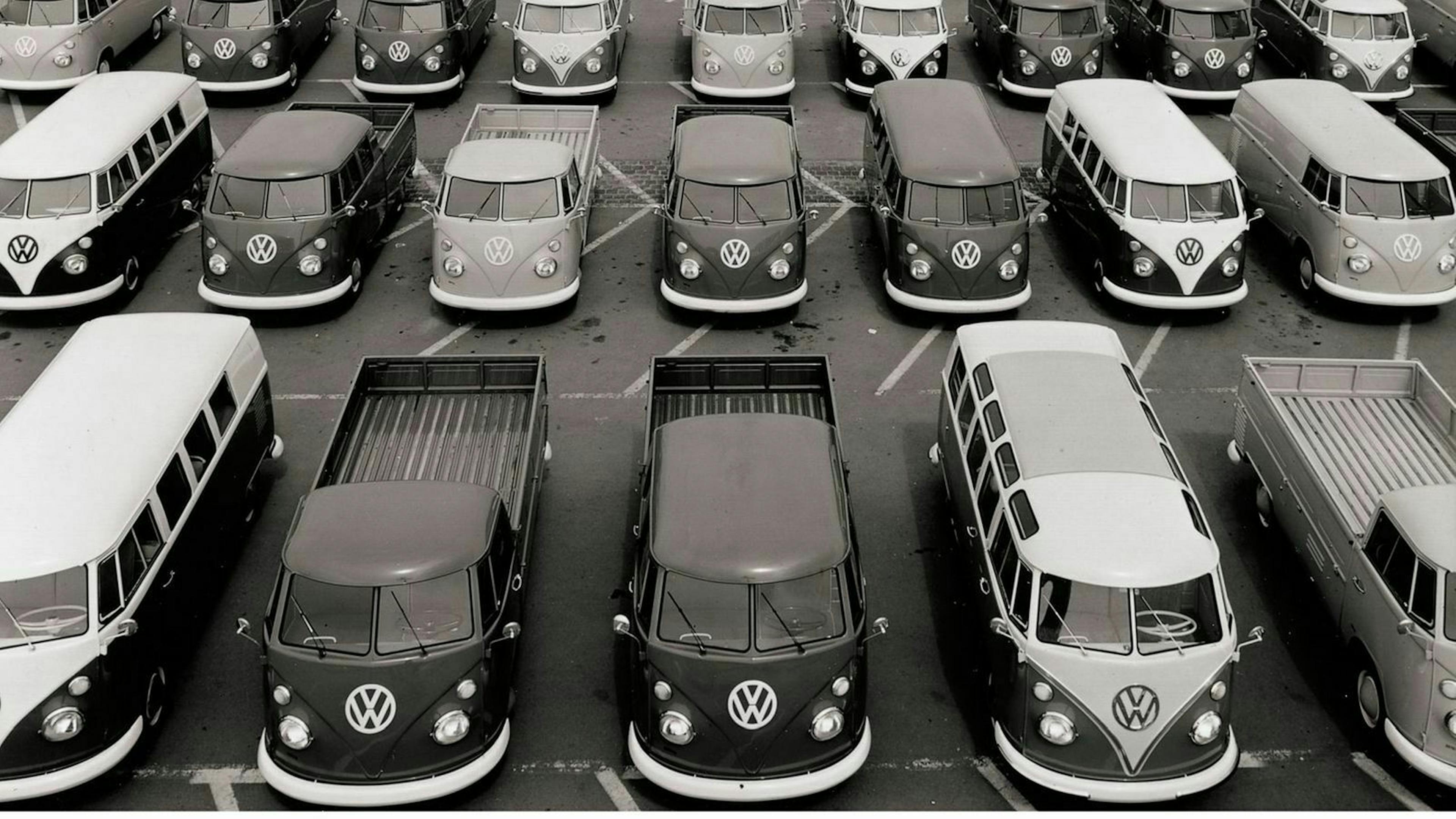 VW Bulli T1 Sofie im Werk