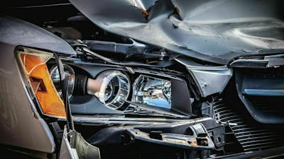 Nahaufnahme auf Scheinwerfer