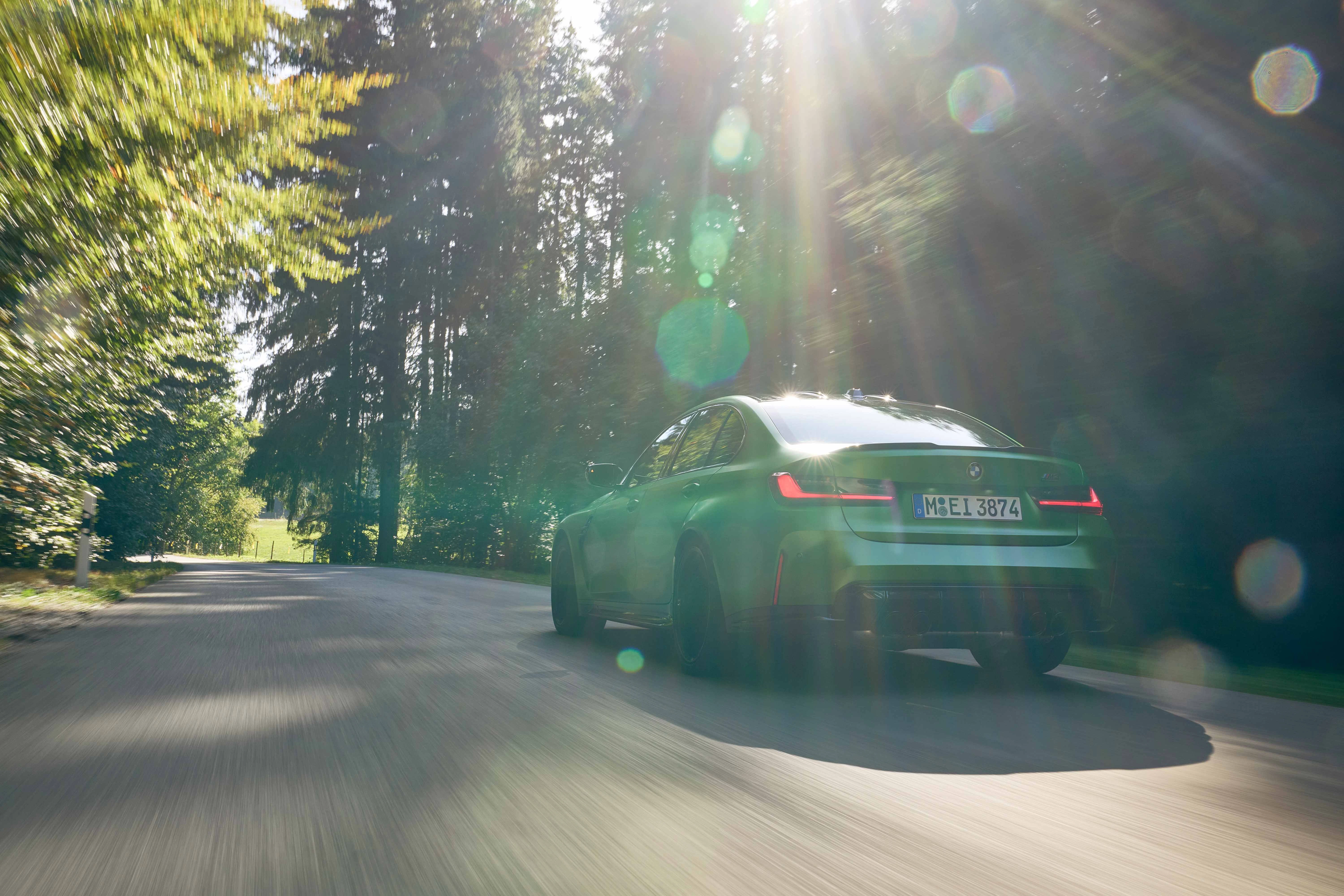 BMW M3 dynamisch Heck