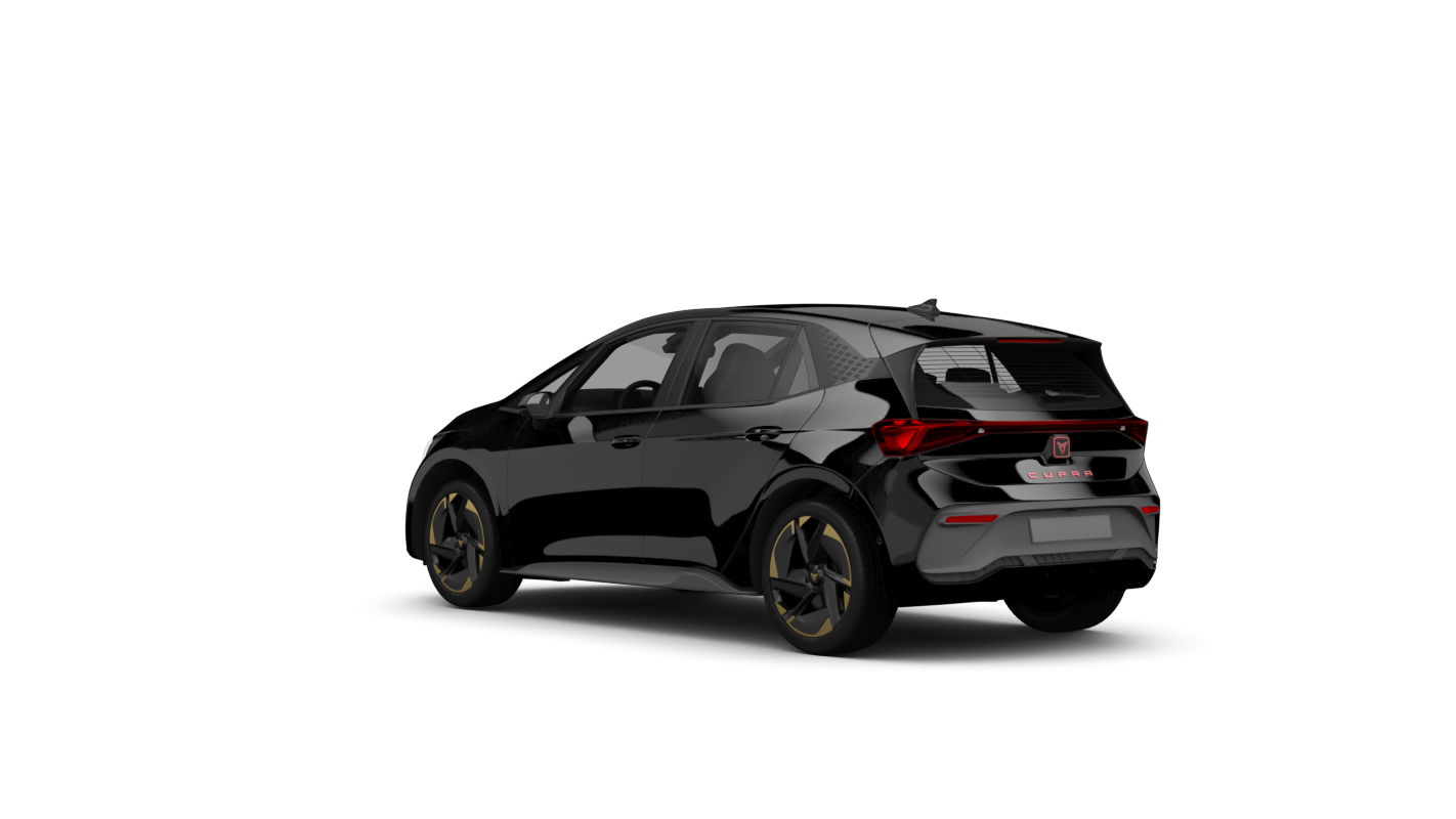 Cupra Born Ansicht hinten schräg