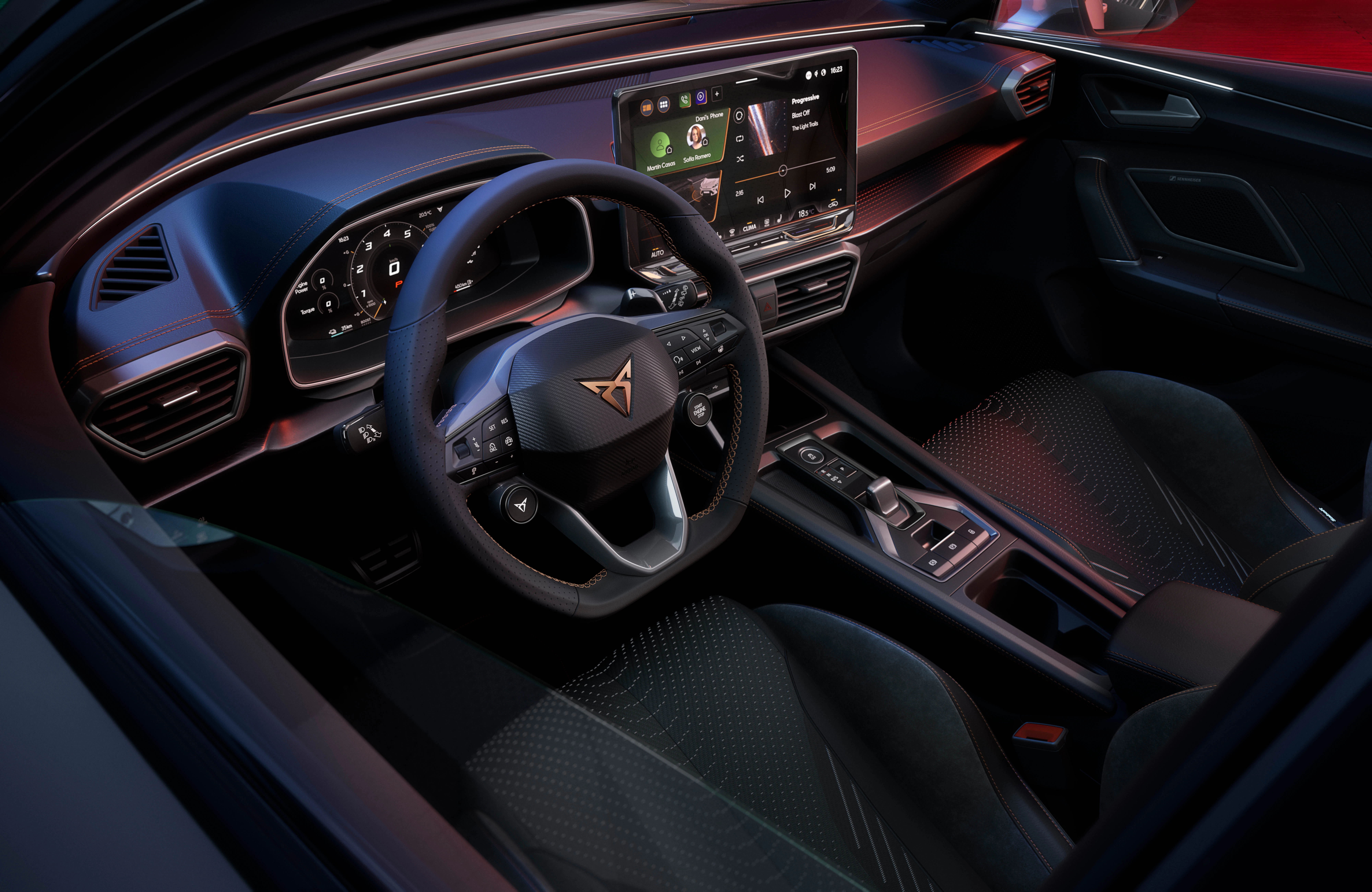 Cupra Leon Detail Interieur