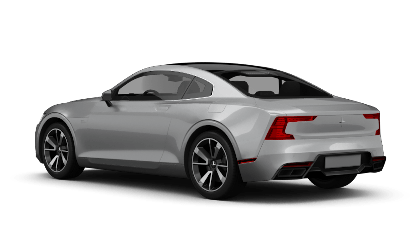 Polestar 1 Ansicht hinten schräg