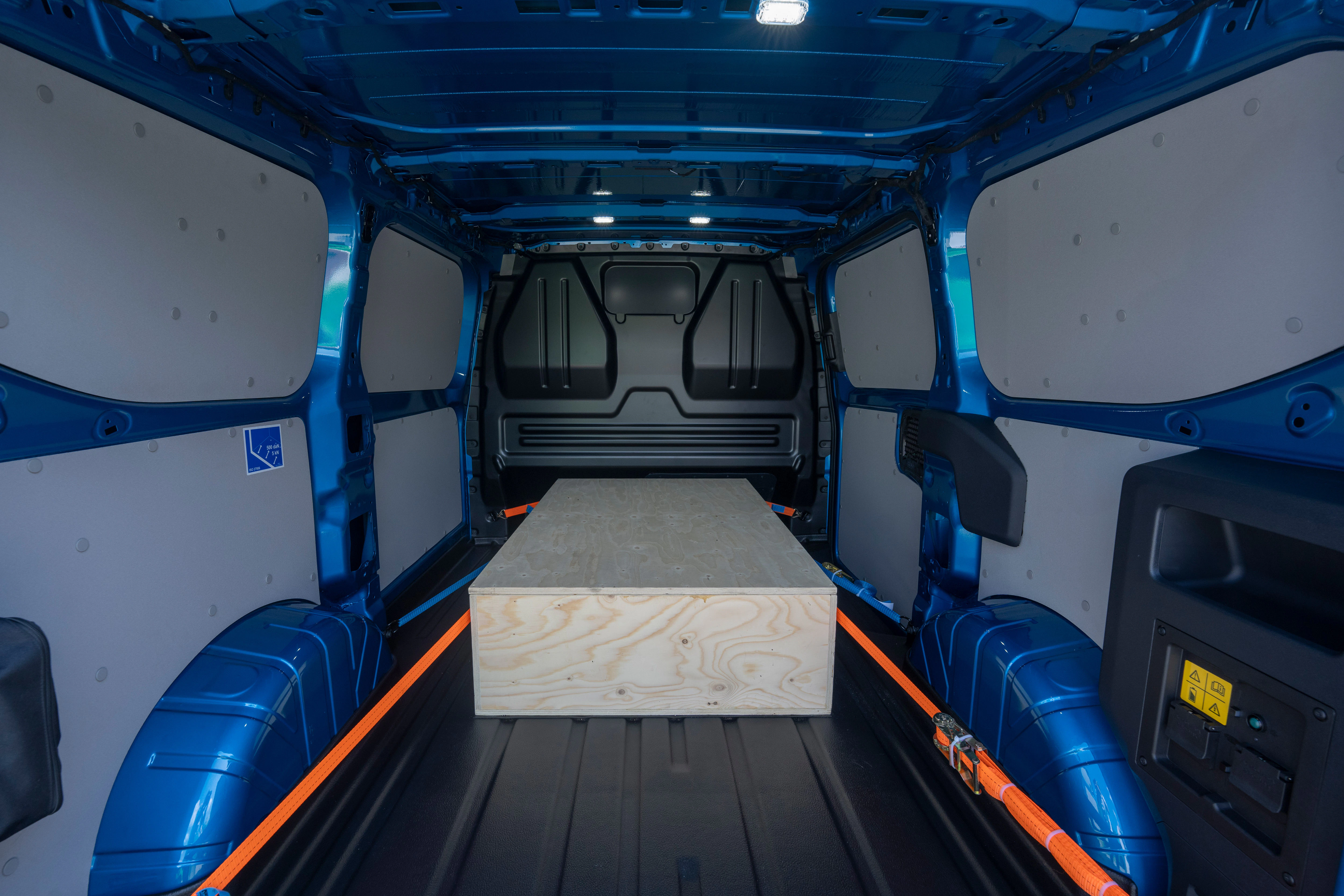 Ford e-Transit Custom Kastenwagen Detail Laderaum