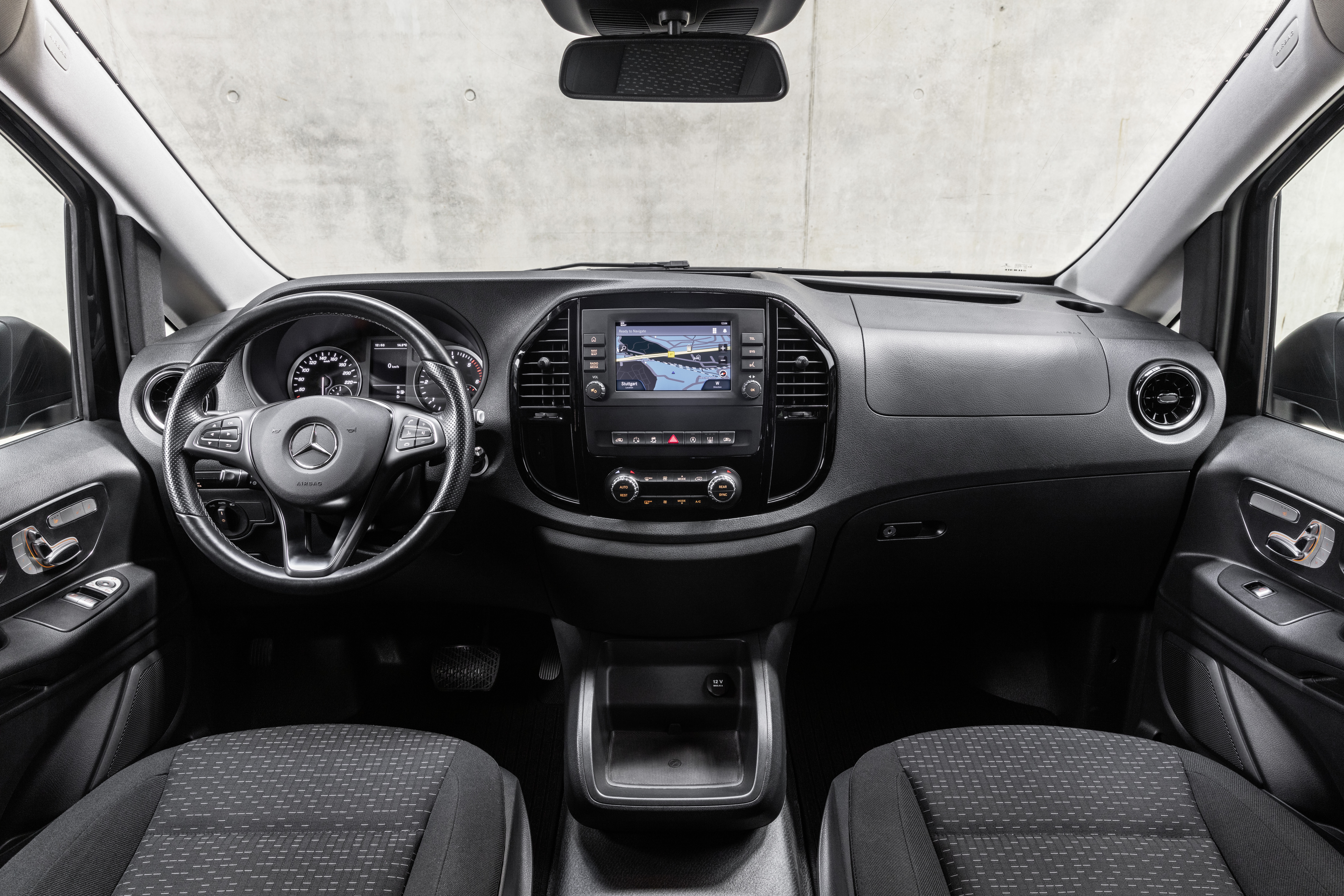 Das Cockpit des Mercedes Vito.