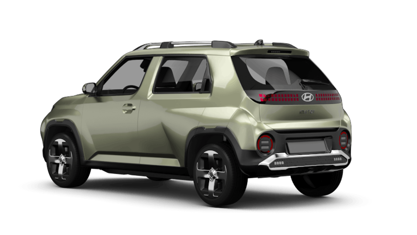 Hyundai INSTER Ansicht schräg hinten