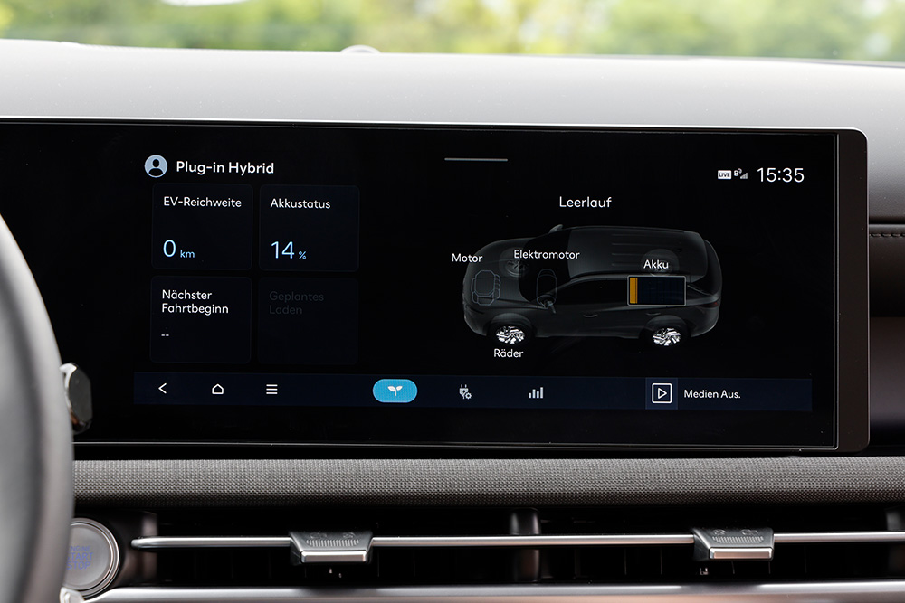 Hyundai TUCSON Innenansicht Display