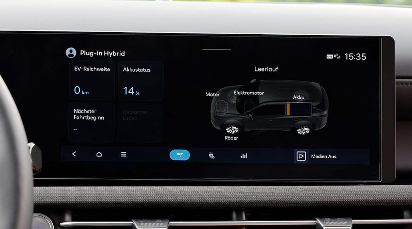 Hyundai TUCSON Innenansicht Display
