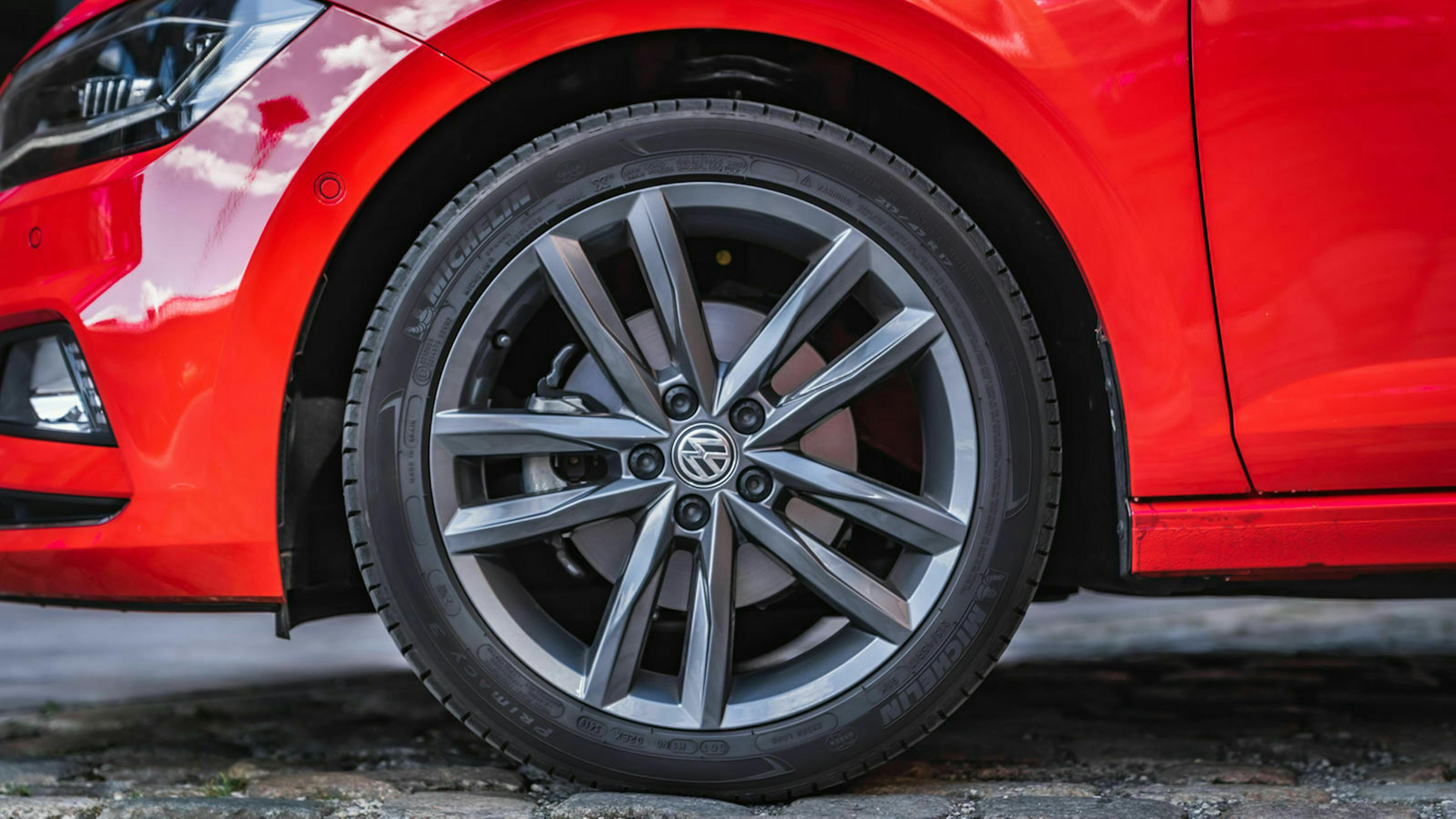 VW Polo Detailansicht Rad