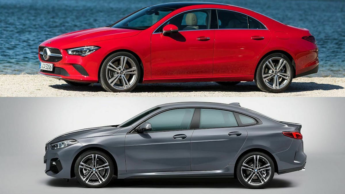 Das BMW 2er Gran Coupé F44 ist 16 Zentimeter kürzer als der Mercedes CLA