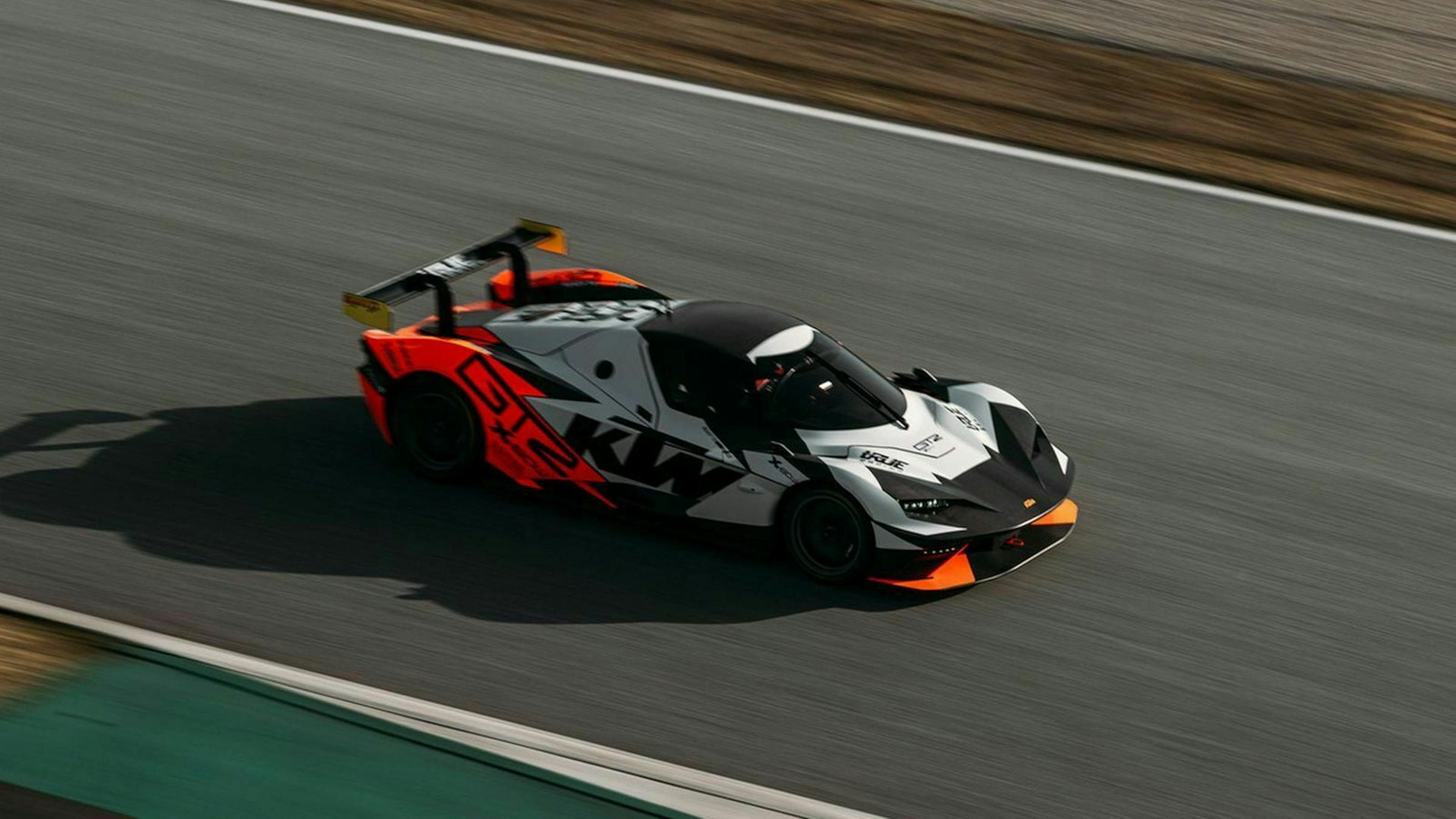 KTM X-Bow (seit 2008) aus der Vogelperspektive