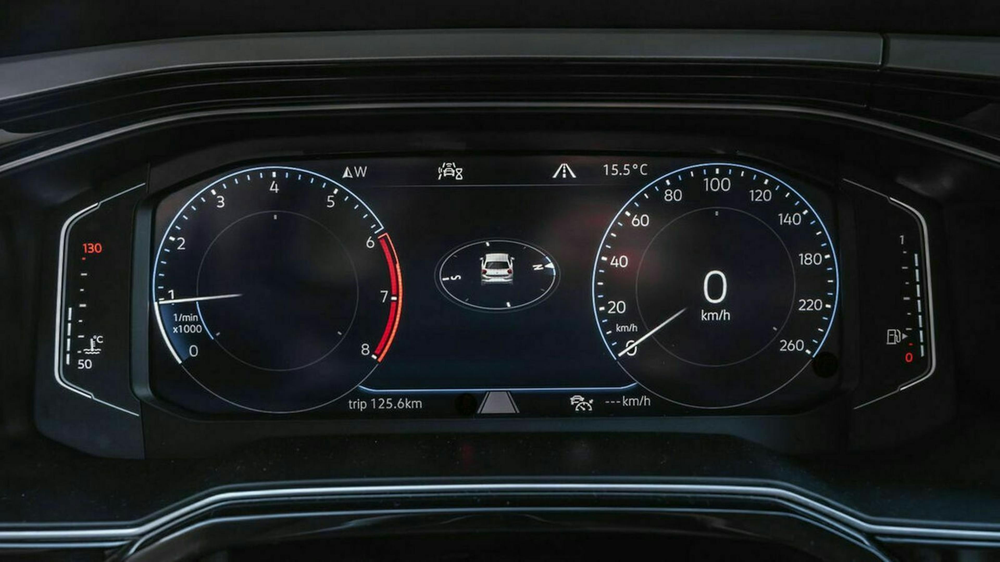 Der Tacho des VW Polo 6