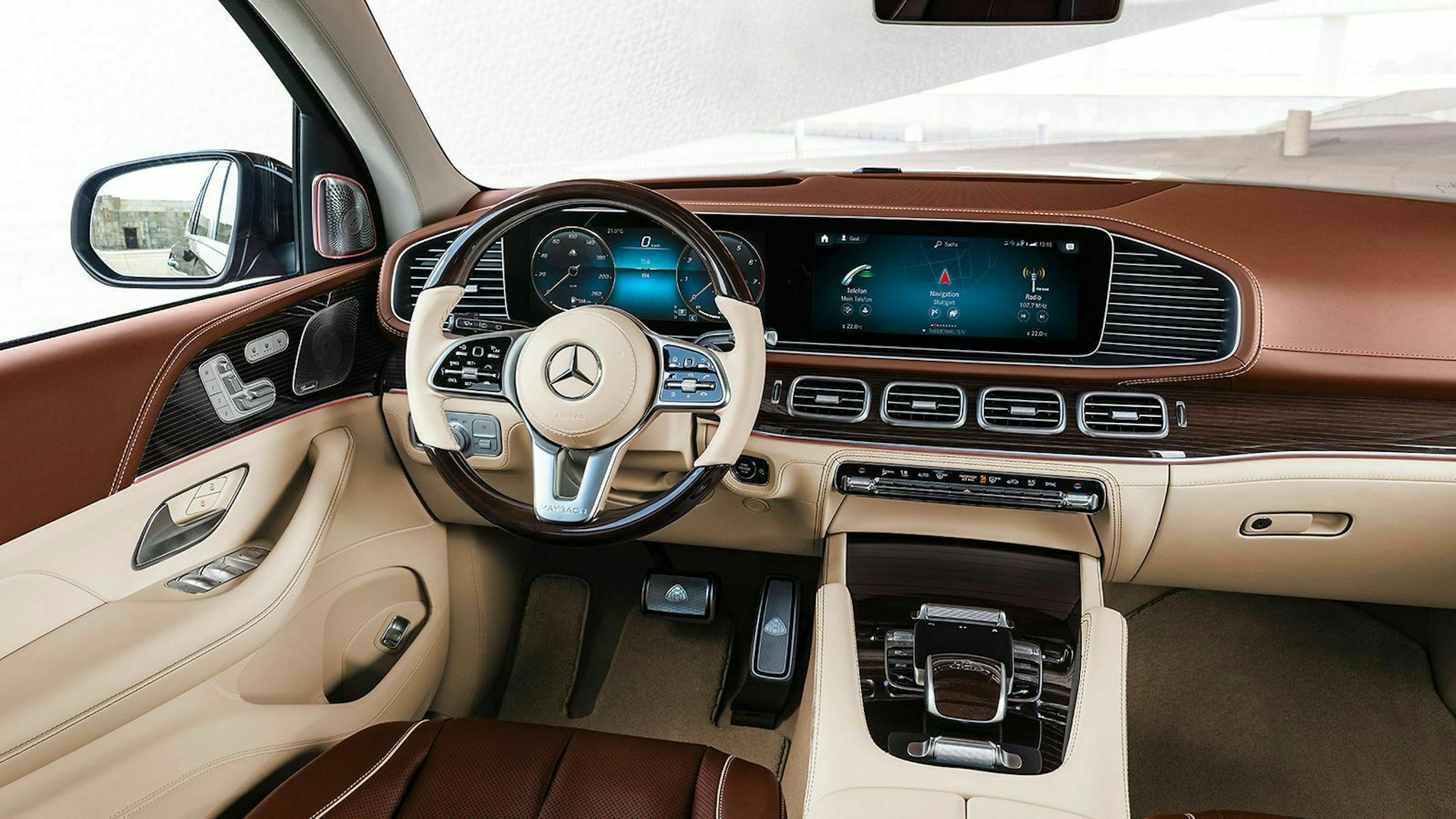 Cockpit-Ansicht des Mercedes-Maybach GLS 600
