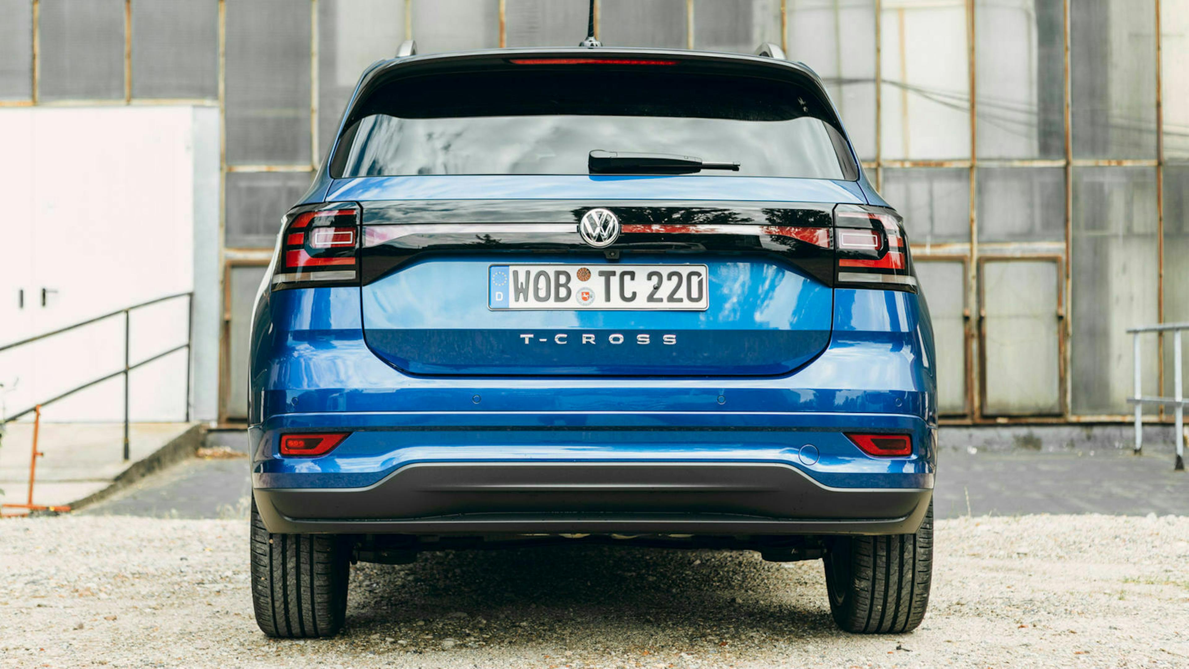 Der VW T-Cross: Heckansicht