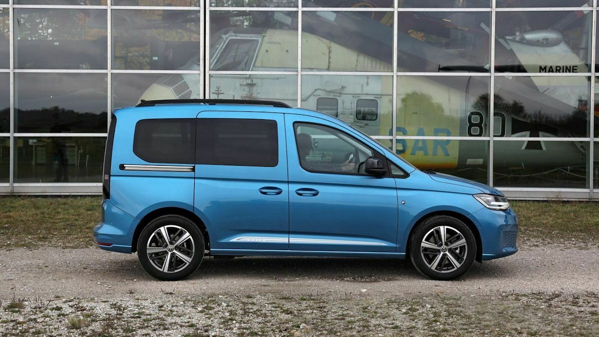 Der VW Caddy 5 (2020) in Seitenansicht