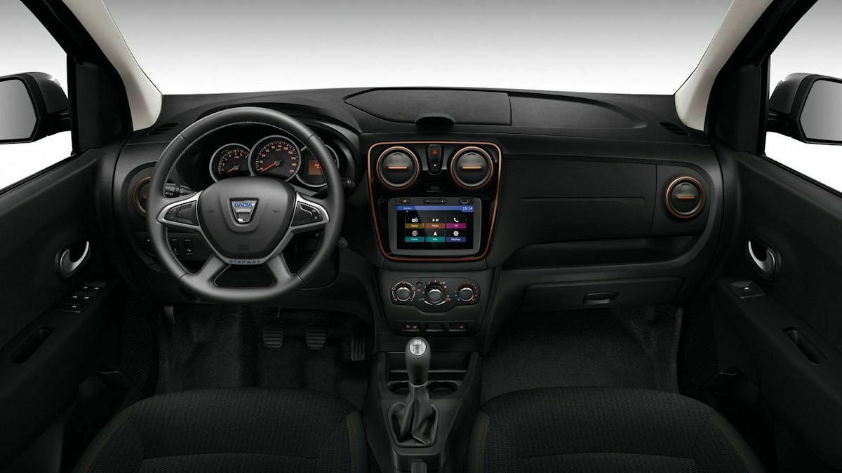Cockpit-Ansicht des Dacia Lodgy