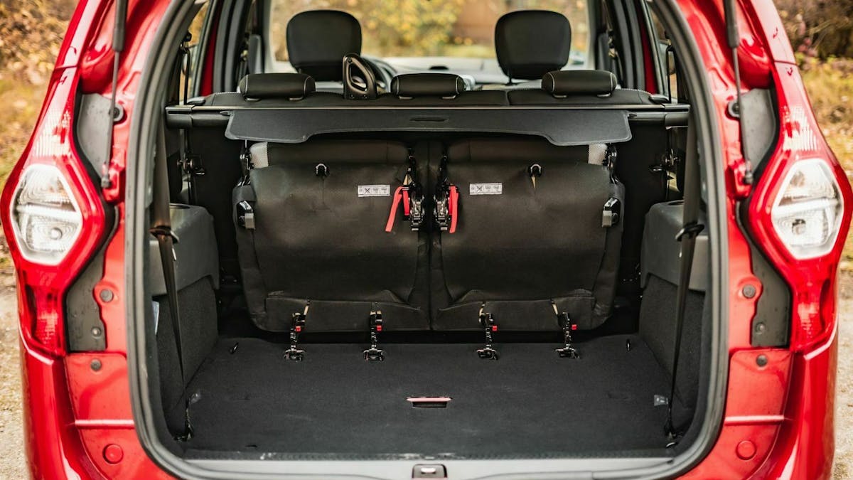 Der Kofferraum des Dacia Lodgy Stepway