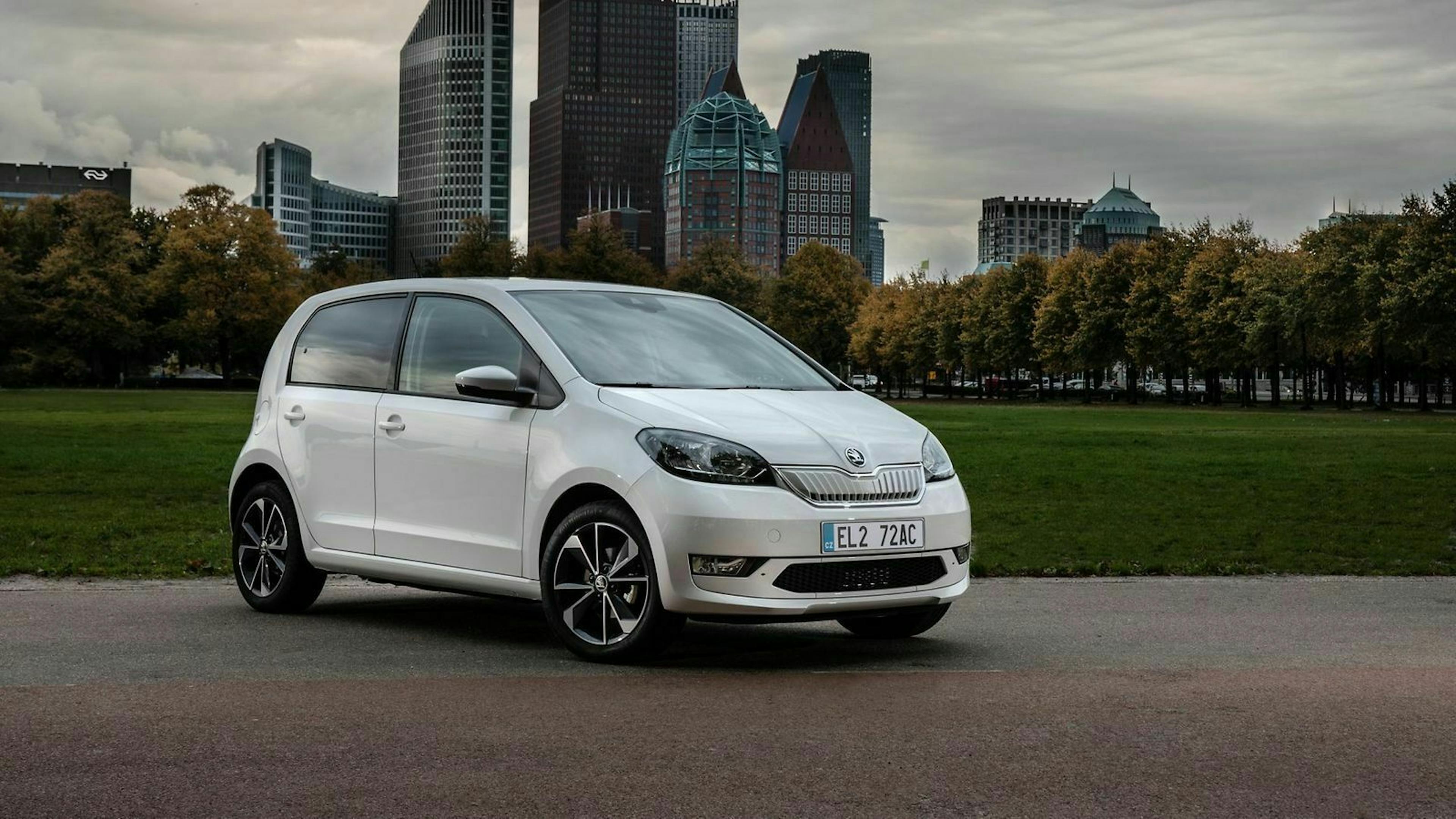 Škoda citigo in der Ansicht von vorne-rechts, stehend