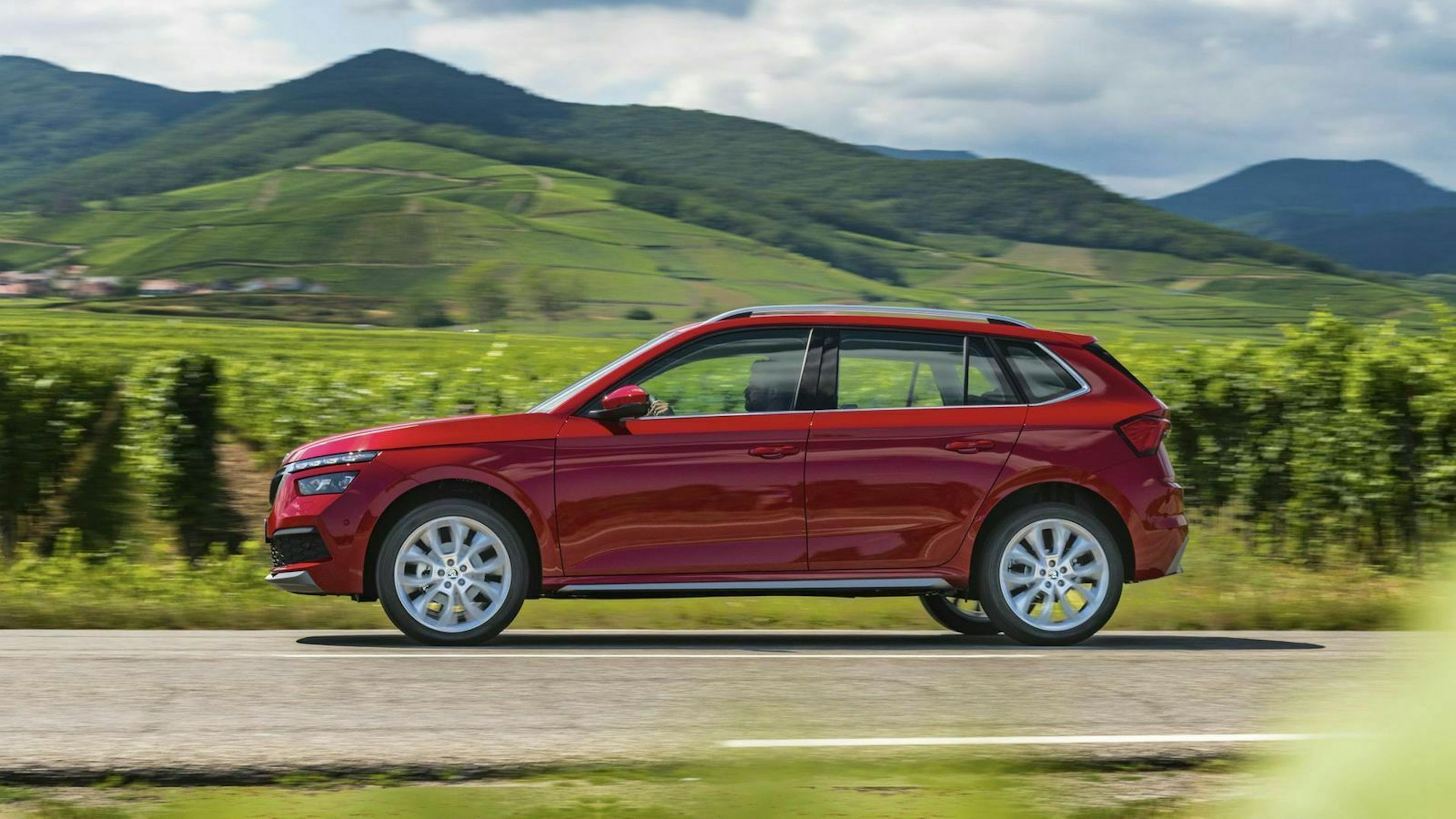 Der Skoda Kamiq in Seitenansicht