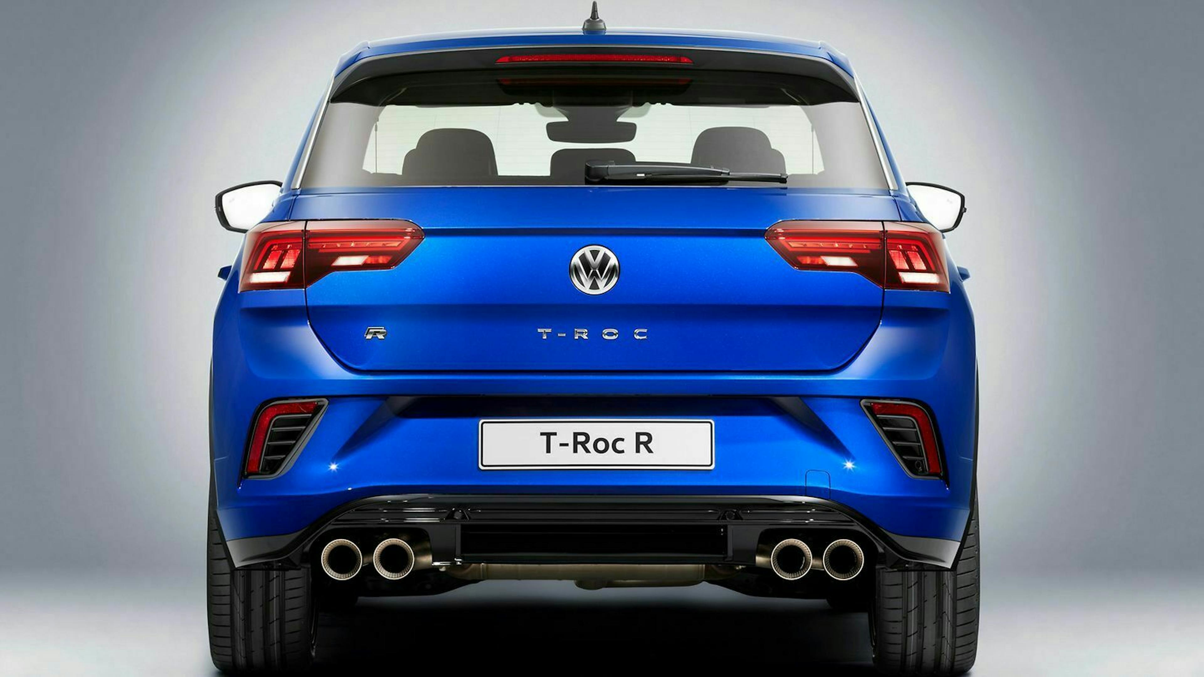 VW T-Roc R: Heckansicht