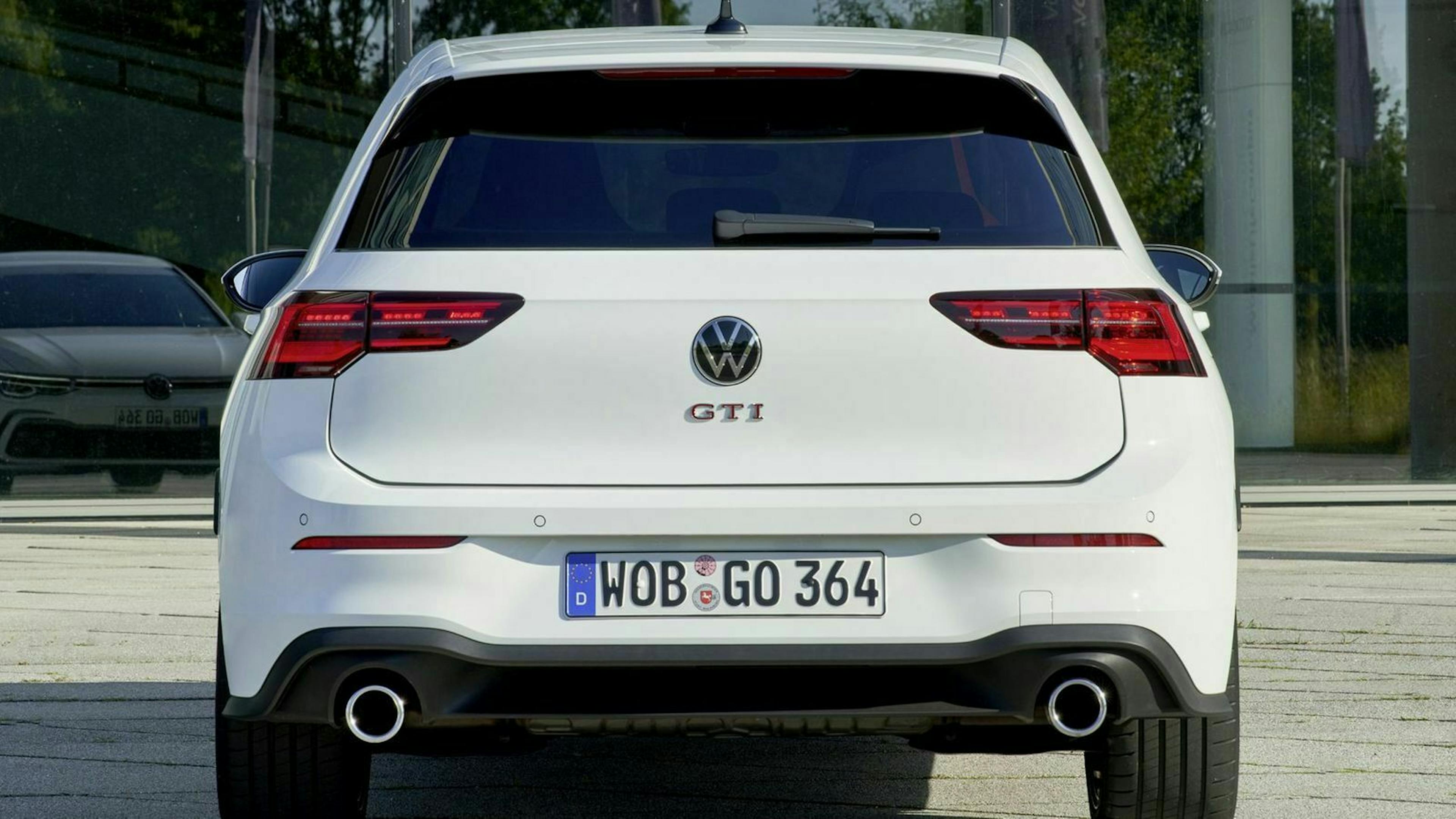 VW Golf 8 GTI in Heckansicht