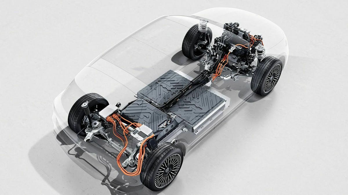 Mercedes EQA (2021) mit SIcht auf die Technologie