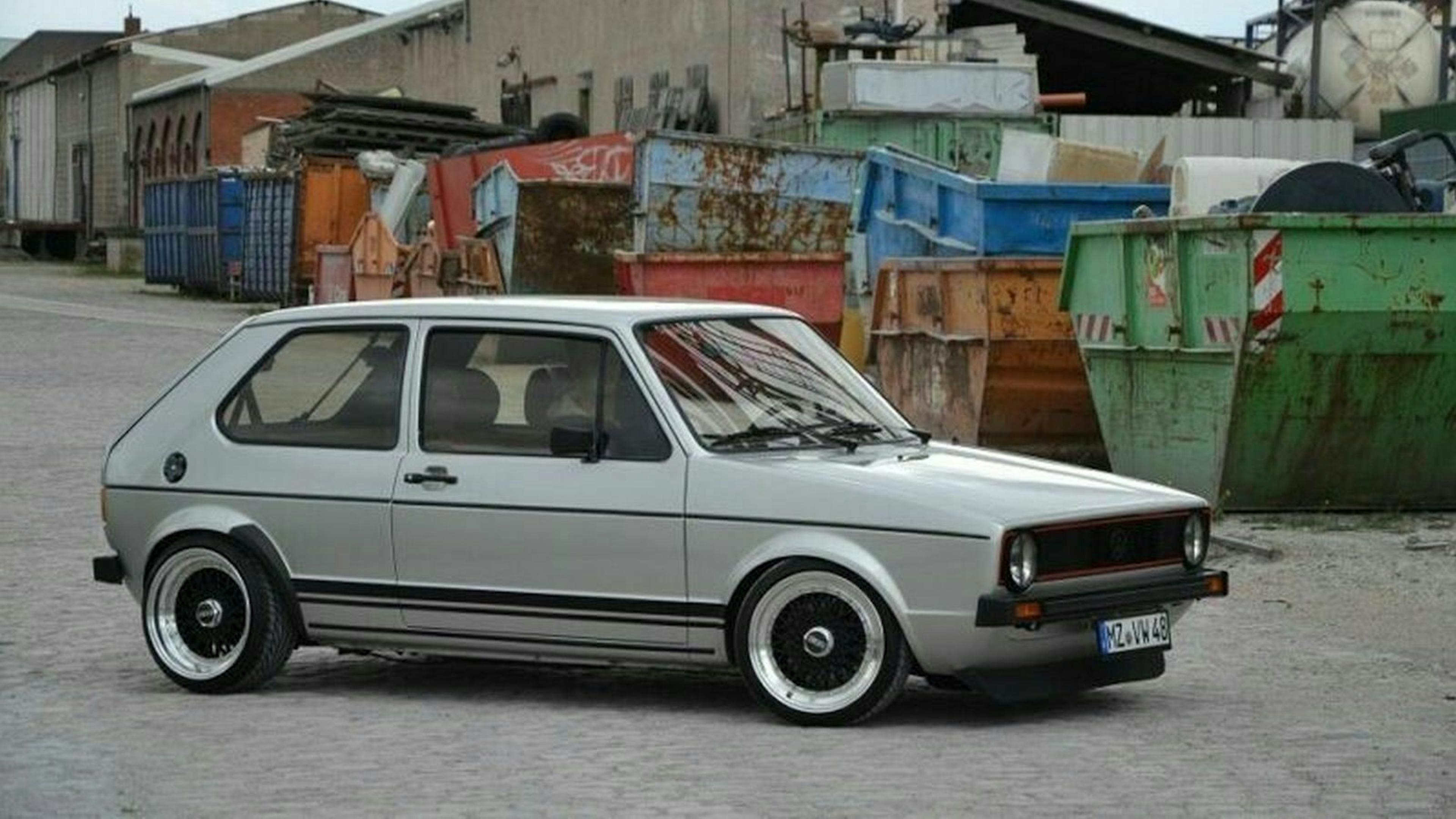 Zu sehen ist der VW Golf Coupe Umbau