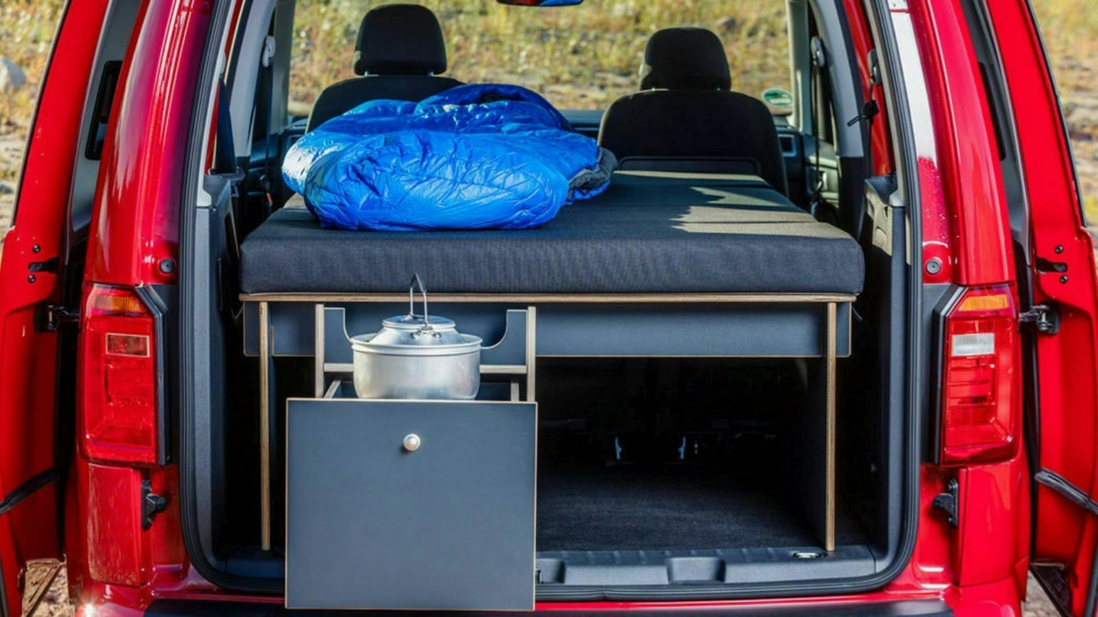 Zu sehen ist der Innenraum des KAUA'I Camper Vans