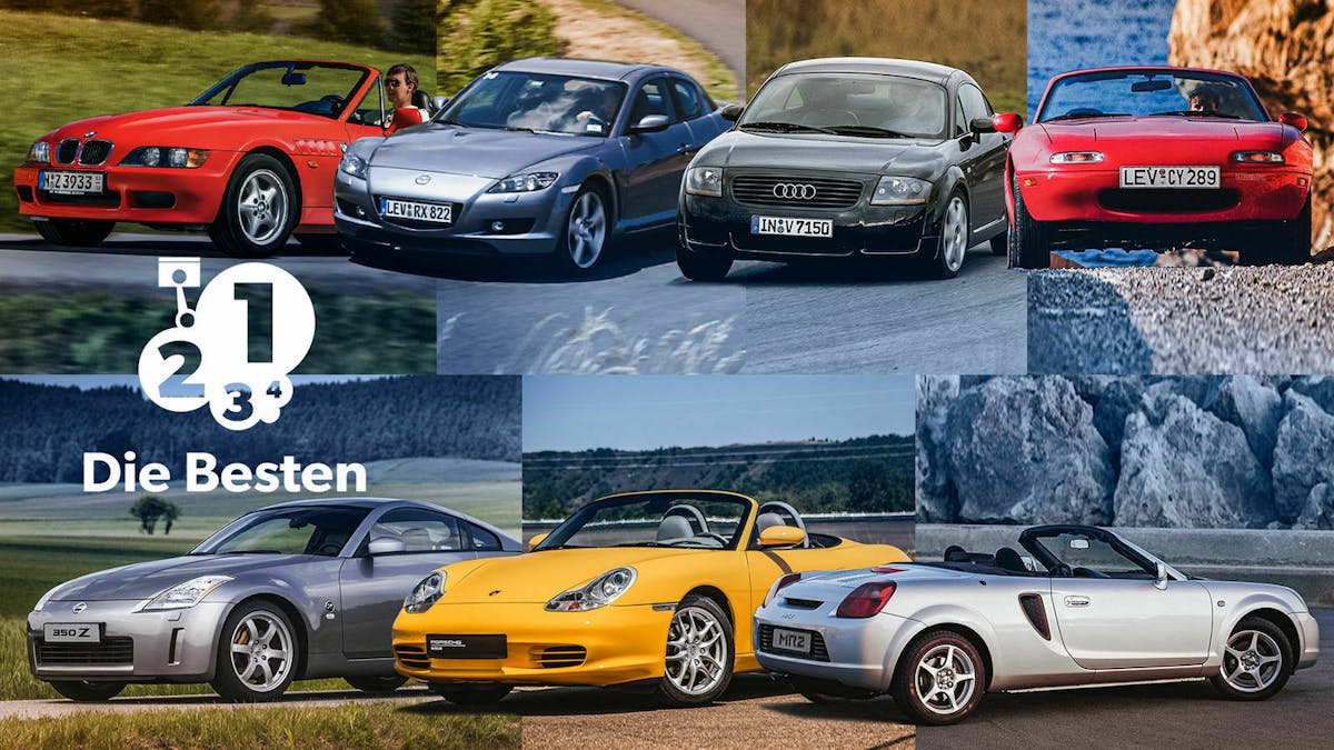 Aufmacher die besten Sportwagen für unter 10k