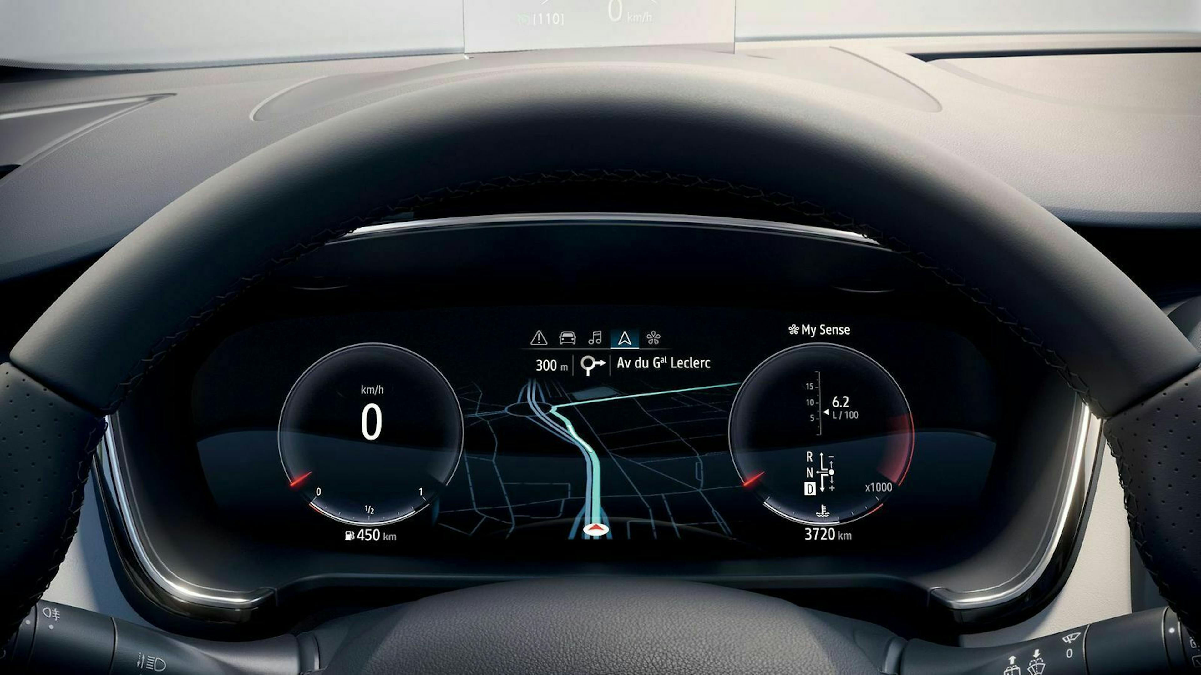 Renault Talisman digitaler instrumententräger in detailansicht