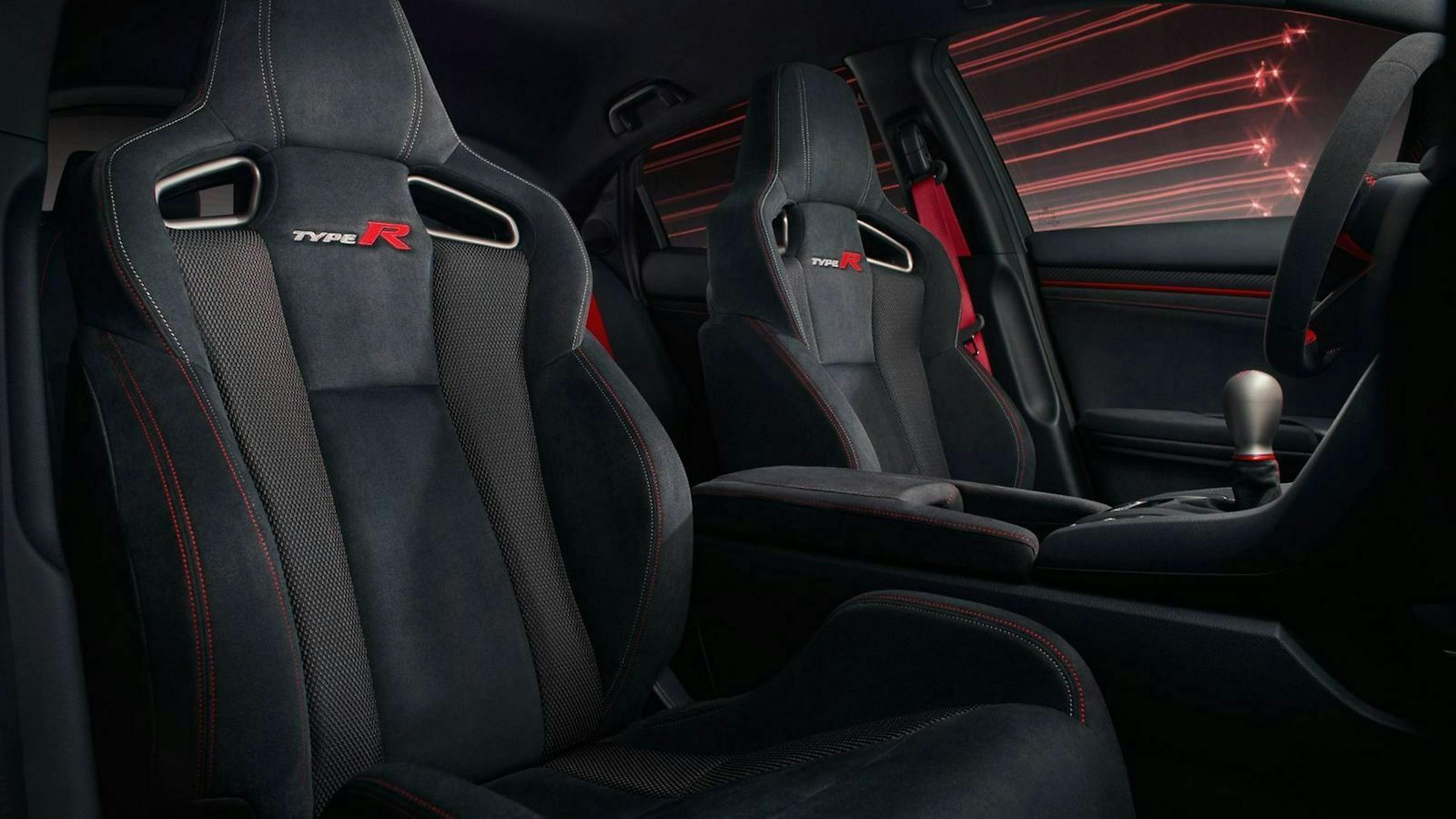 Blick in den Innenraum des Honda Civic Type R
