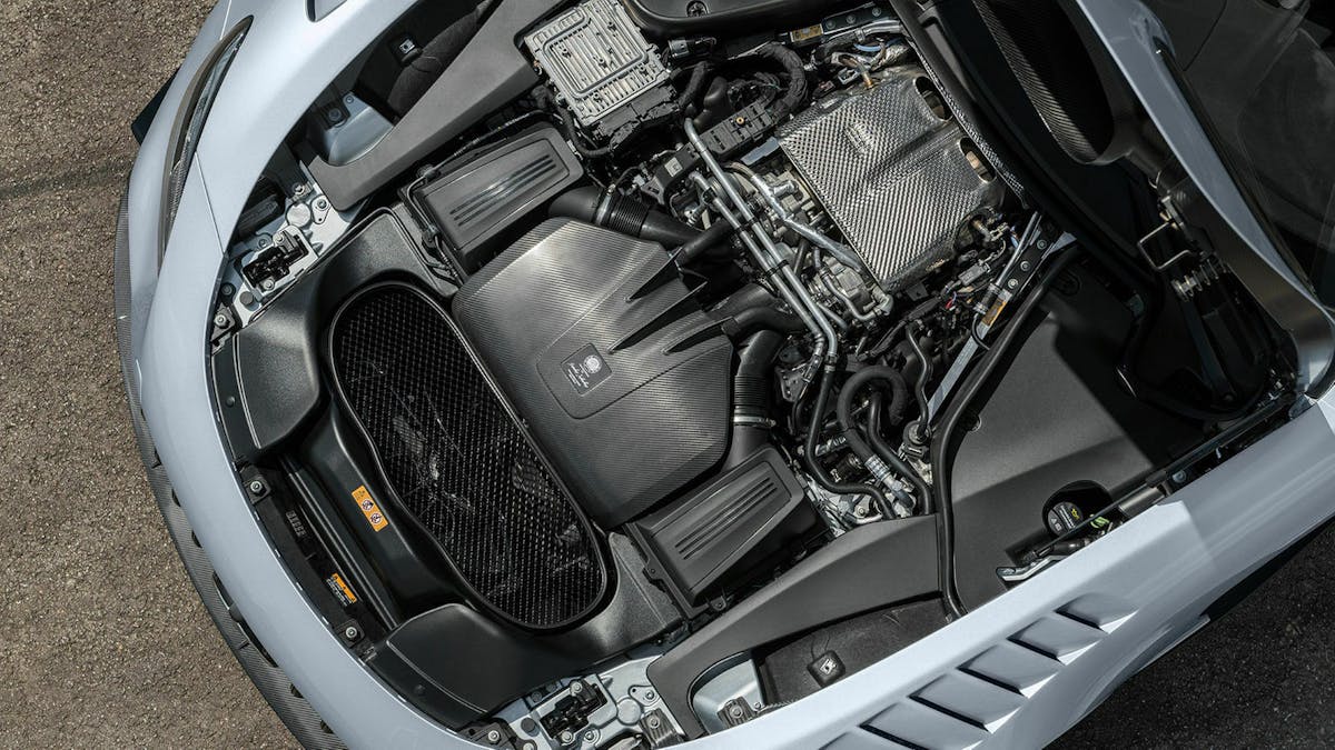 Mercedes-AMG Black Series 2020 Blick unter die Motorhaube