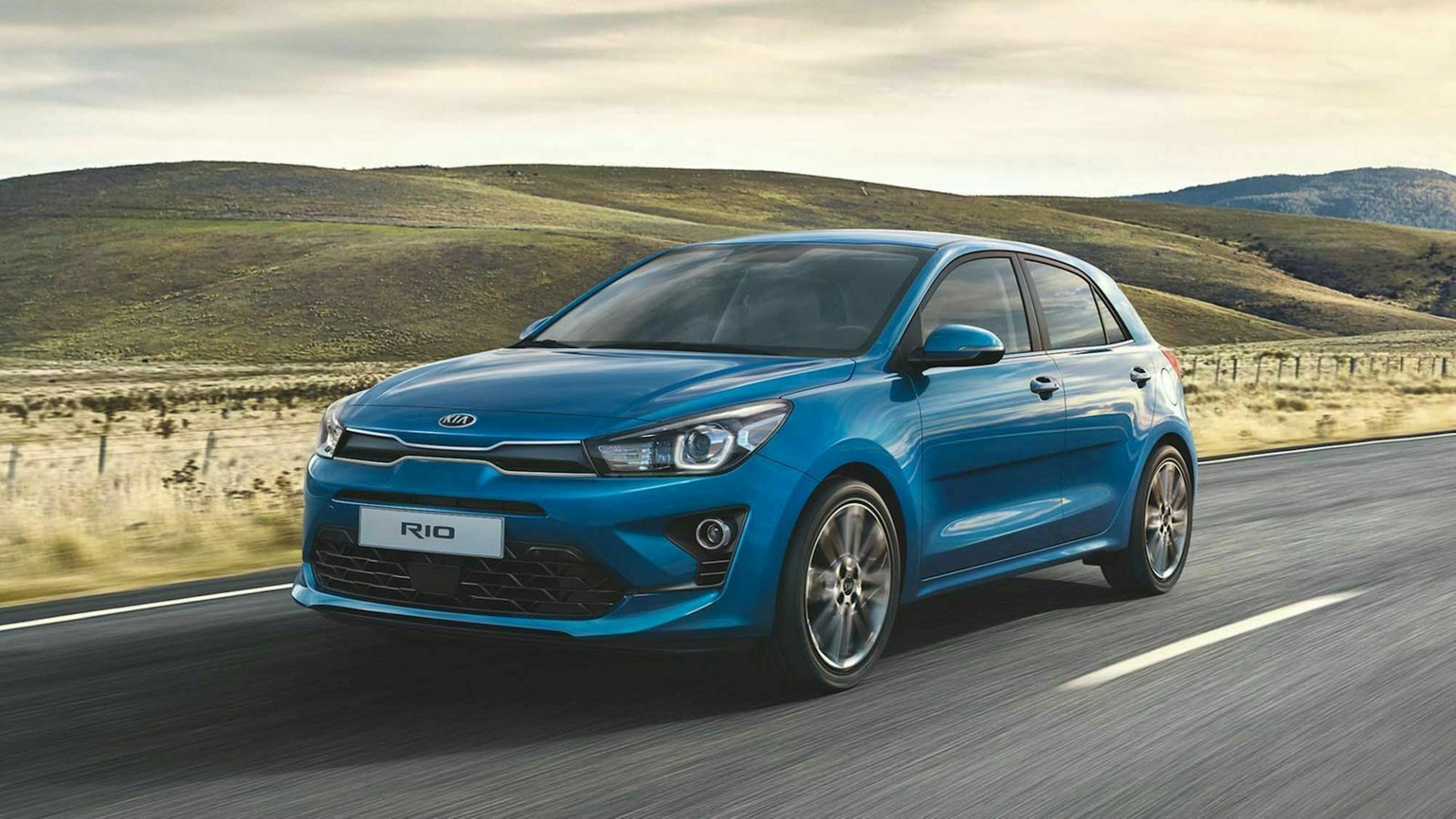 Kia Rio Facelift Dreiviertel-Frontansicht