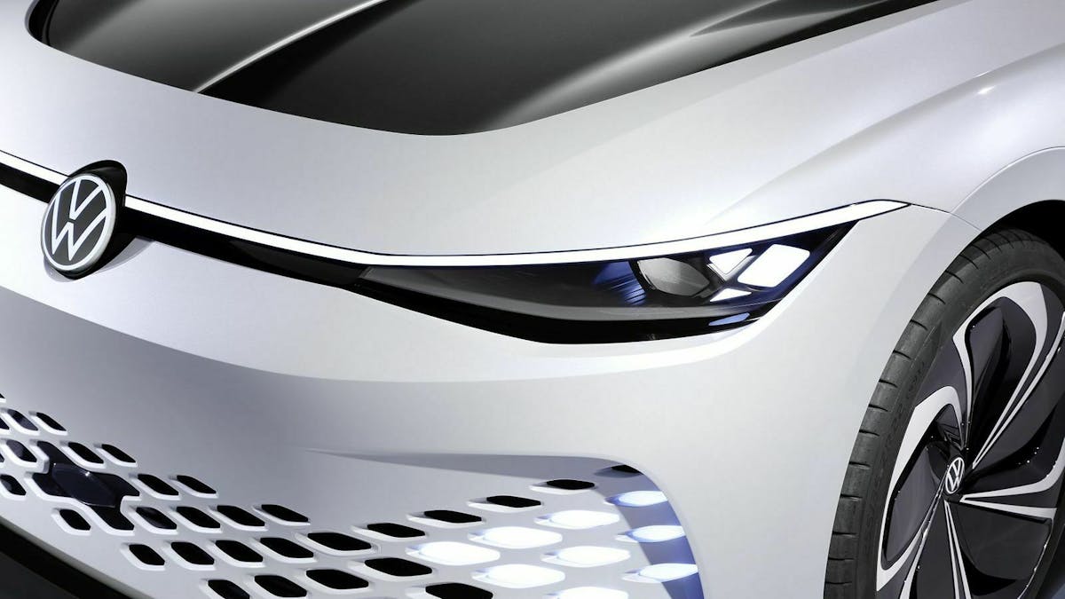 Frontansicht des VW ID Space Vizzion